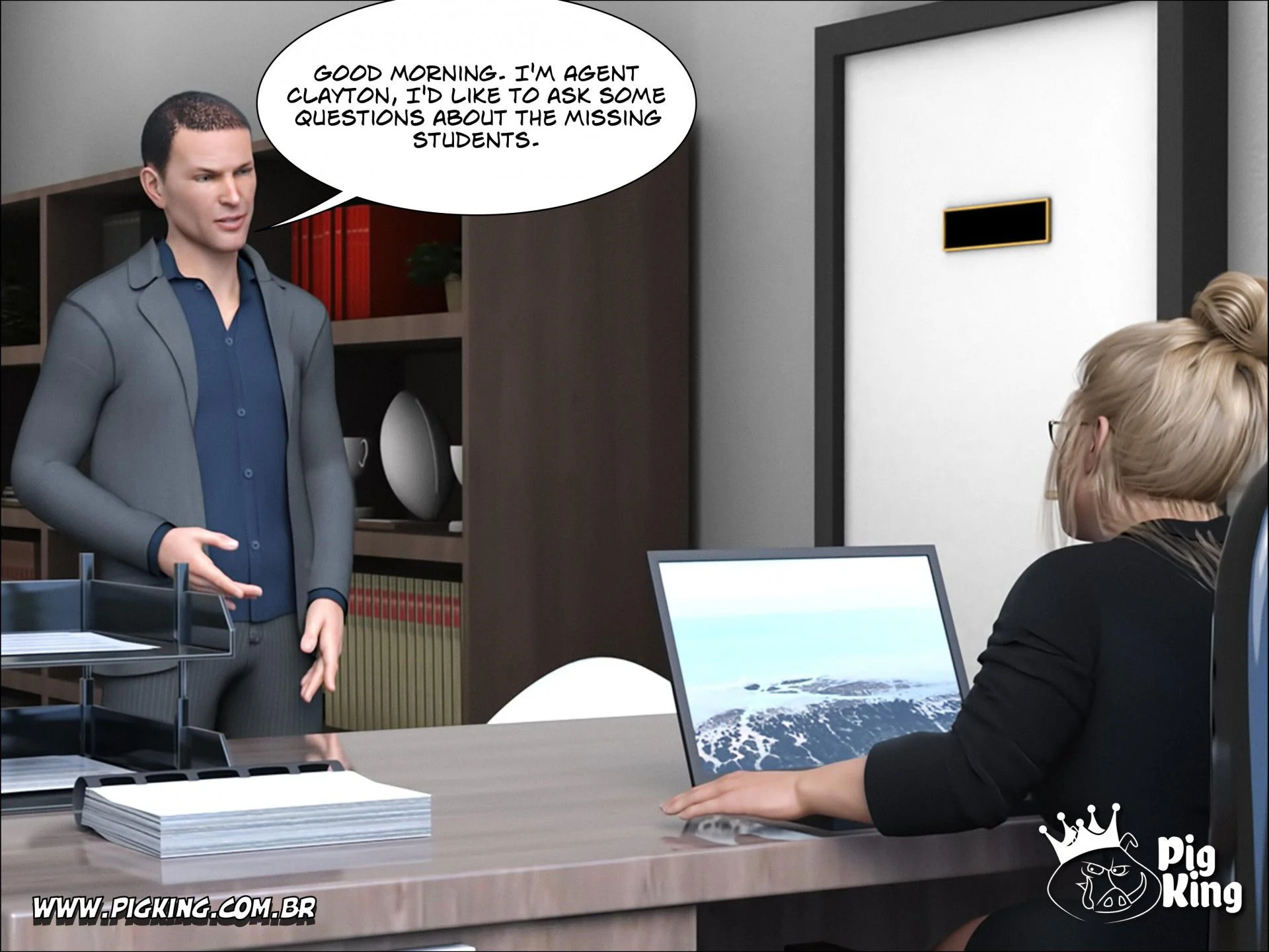 An Insatiable School Principle – Samira, Renan, Darlene [PigKing] - Chapter 2 — Page 56