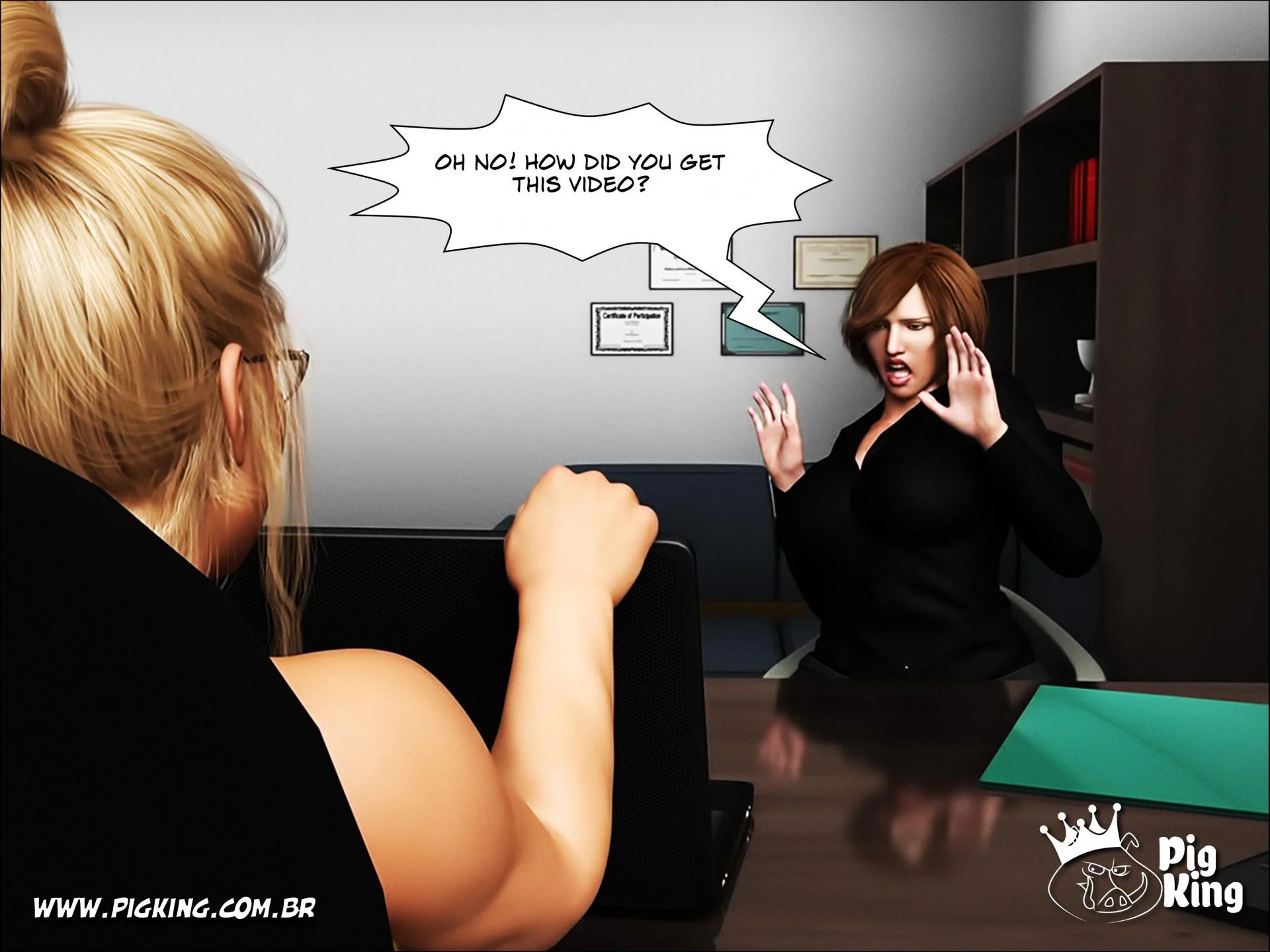 An Insatiable School Principle – Samira, Renan, Darlene [PigKing] - Chapter 5 — Page 19