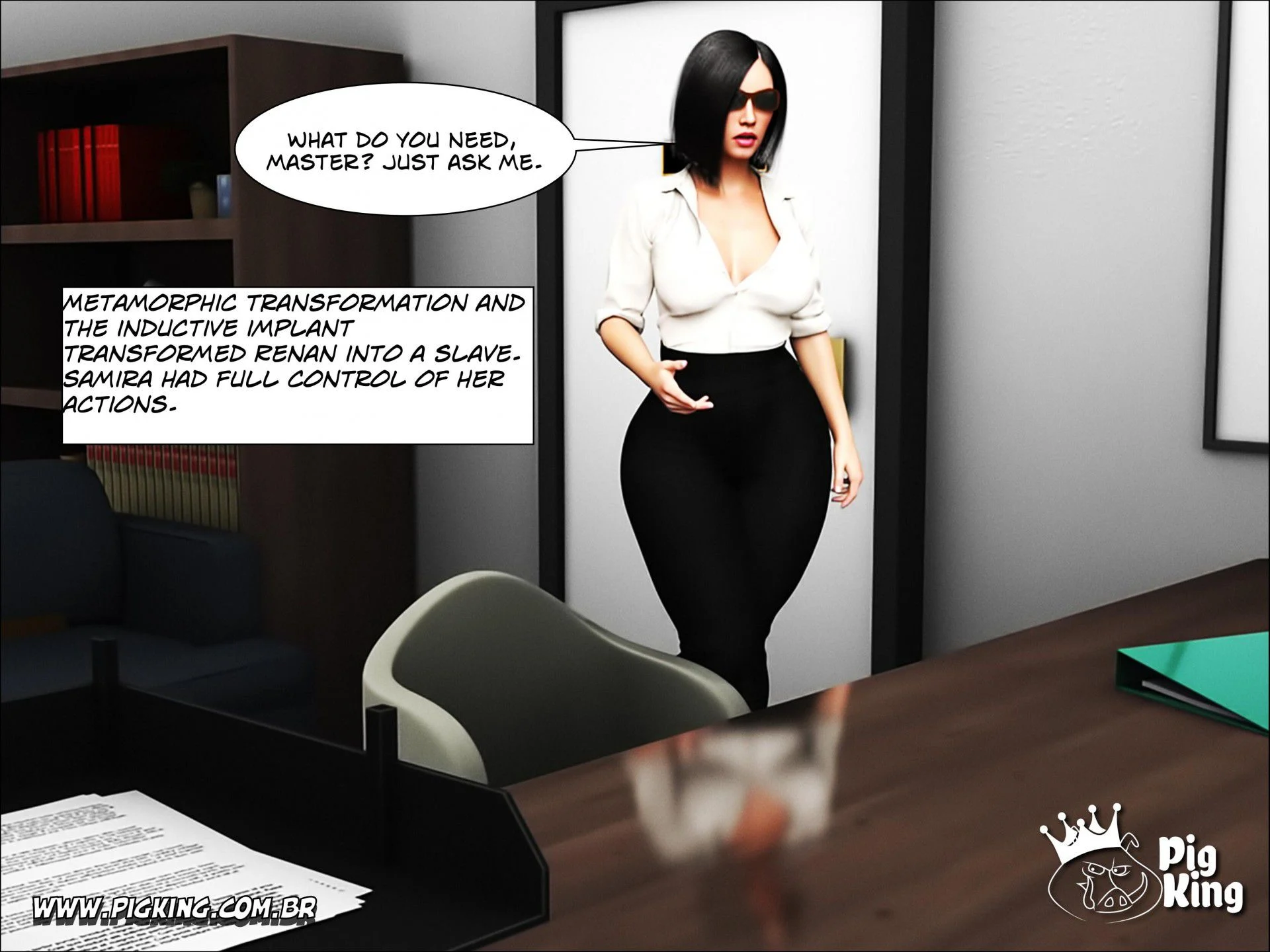 An Insatiable School Principle – Samira, Renan, Darlene [PigKing] - Chapter 5 — Page 25