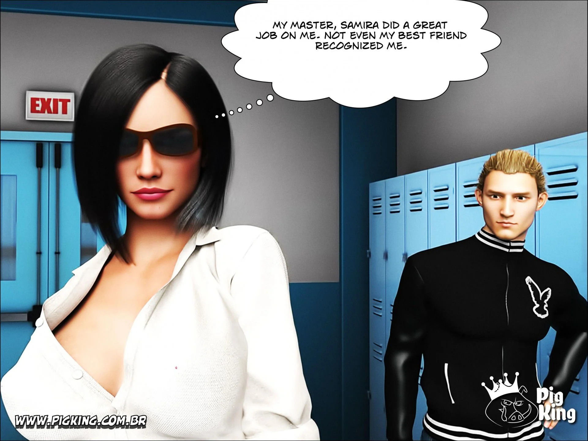 An Insatiable School Principle – Samira, Renan, Darlene [PigKing] - Chapter 5 — Page 37