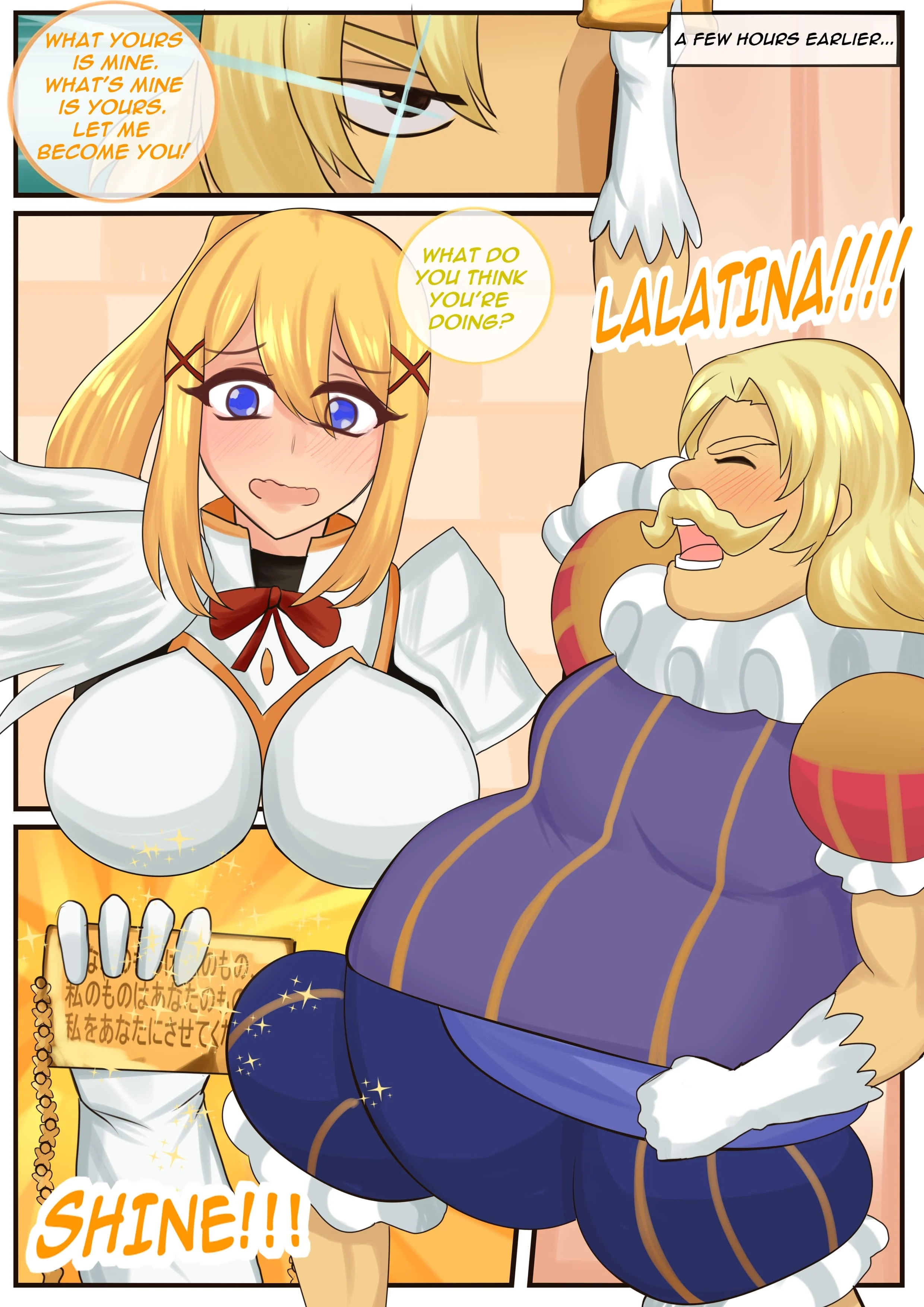 What A Wiz! (Kono Subarashii Sekai ni Shukufuku wo!) [TSFSingularity , BurningMoonWorks] - Chapter 1 — Page 4