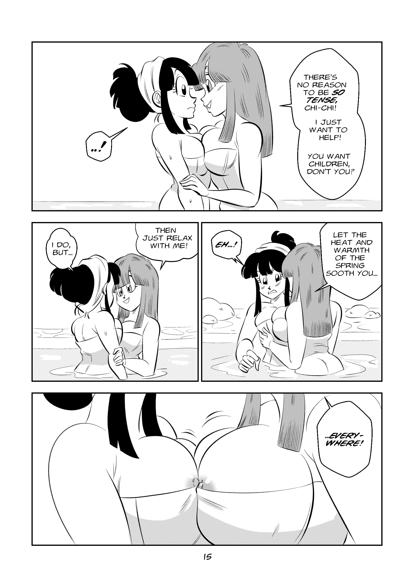 Return to Jingle Village (Dragon Ball) [FunsexyDB] - Chapter 1 — Page 15