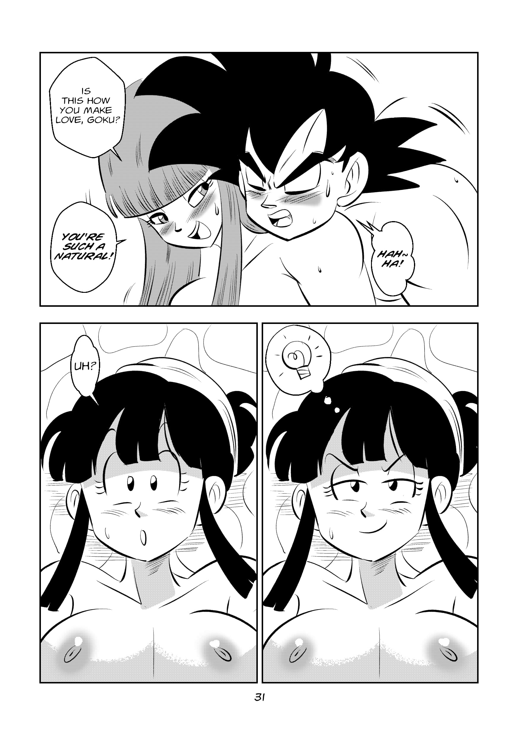 Return to Jingle Village (Dragon Ball) [FunsexyDB] - Chapter 1 — Page 31