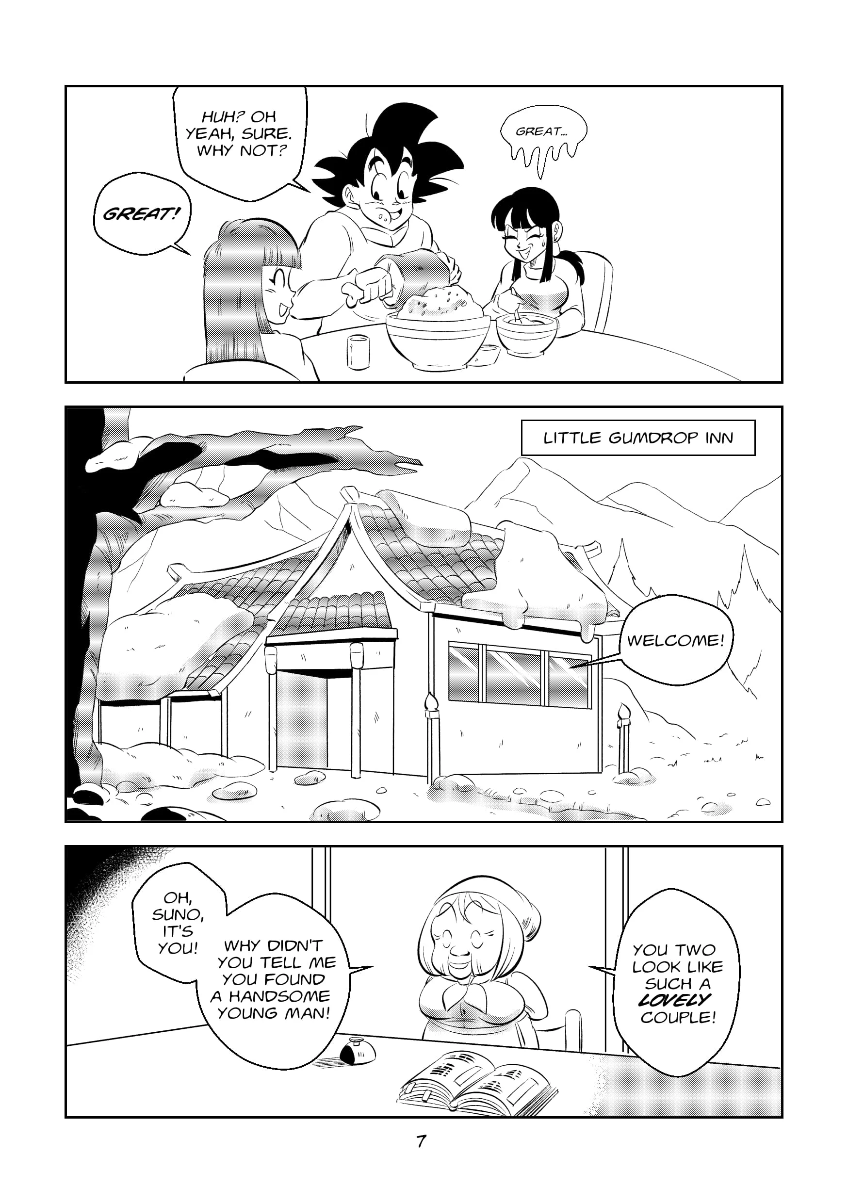 Return to Jingle Village (Dragon Ball) [FunsexyDB] - Chapter 1 — Page 7