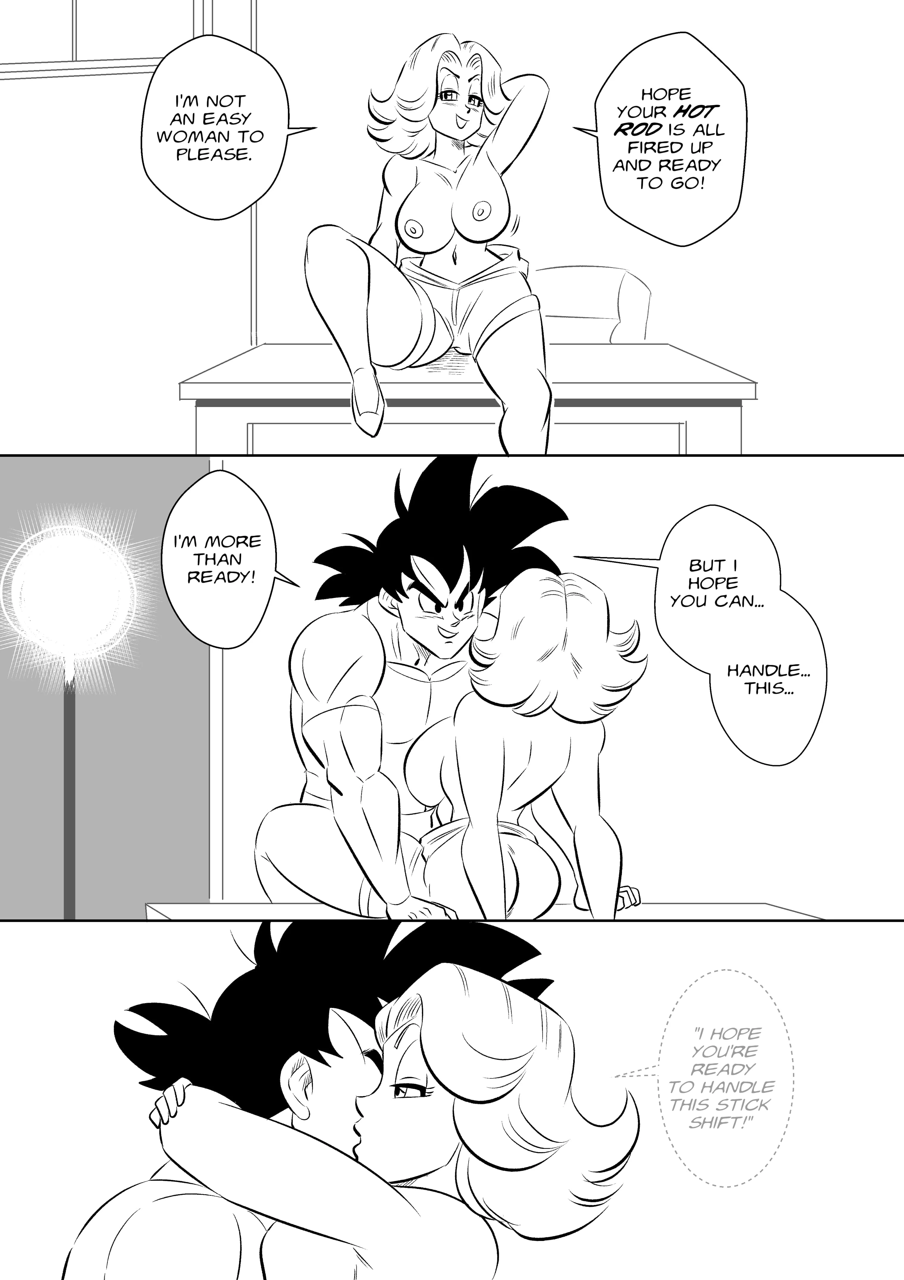 On Set (Dragon Ball Z) [FunsexyDB] - Chapter 1 — Page 13