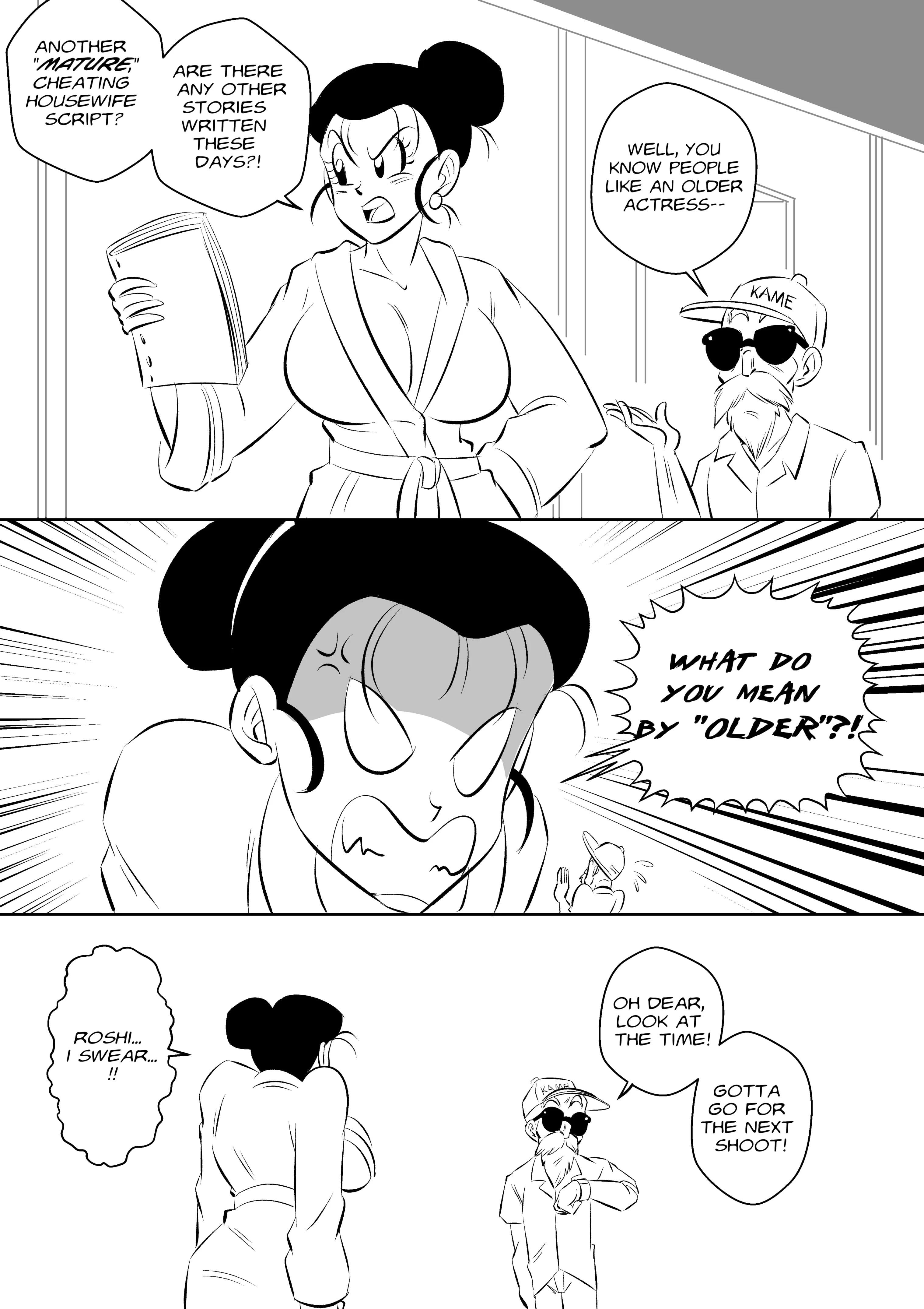 On Set (Dragon Ball Z) [FunsexyDB] - Chapter 1 — Page 20