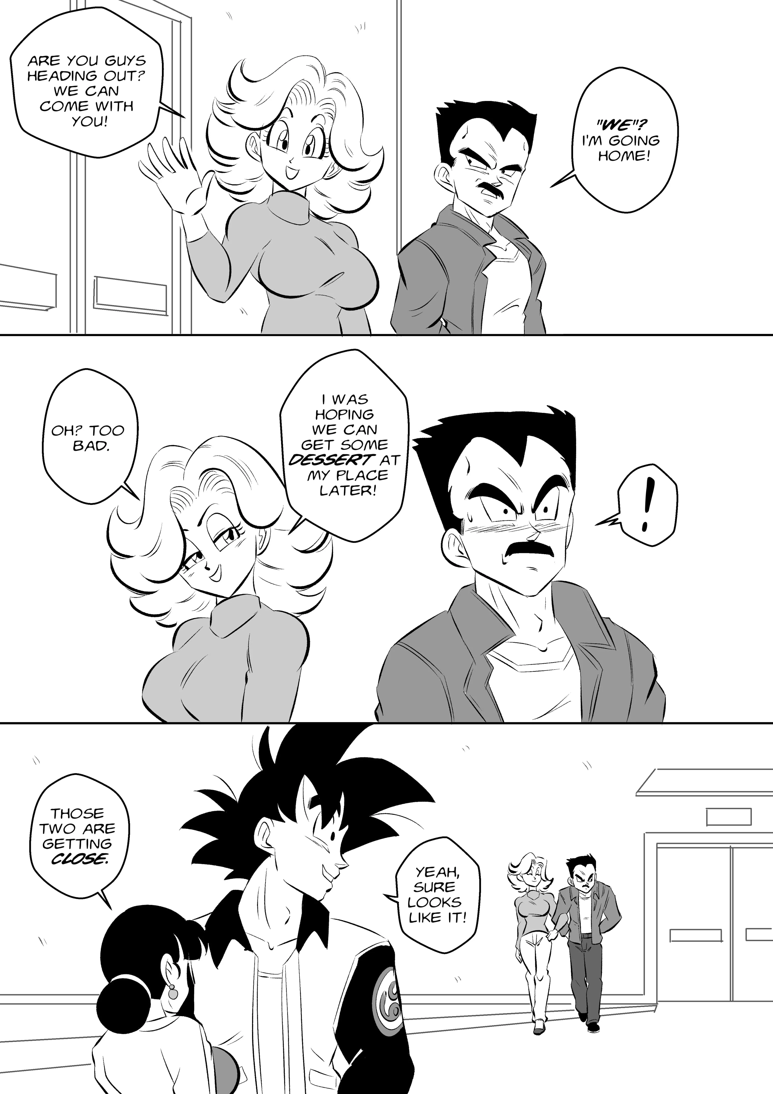 On Set (Dragon Ball Z) [FunsexyDB] - Chapter 1 — Page 47