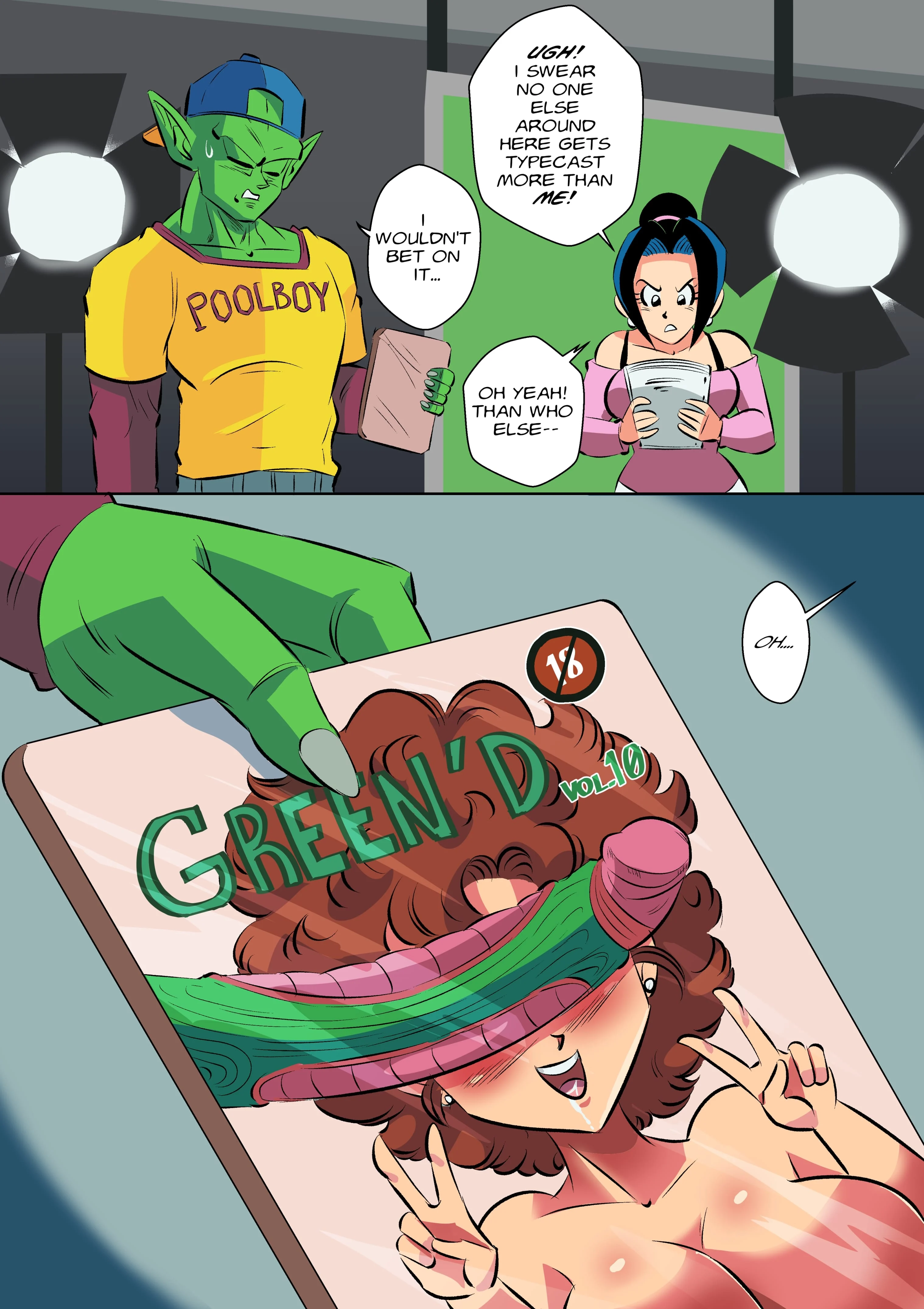 On Set (Dragon Ball Z) [FunsexyDB] - Chapter 1 — Page 49
