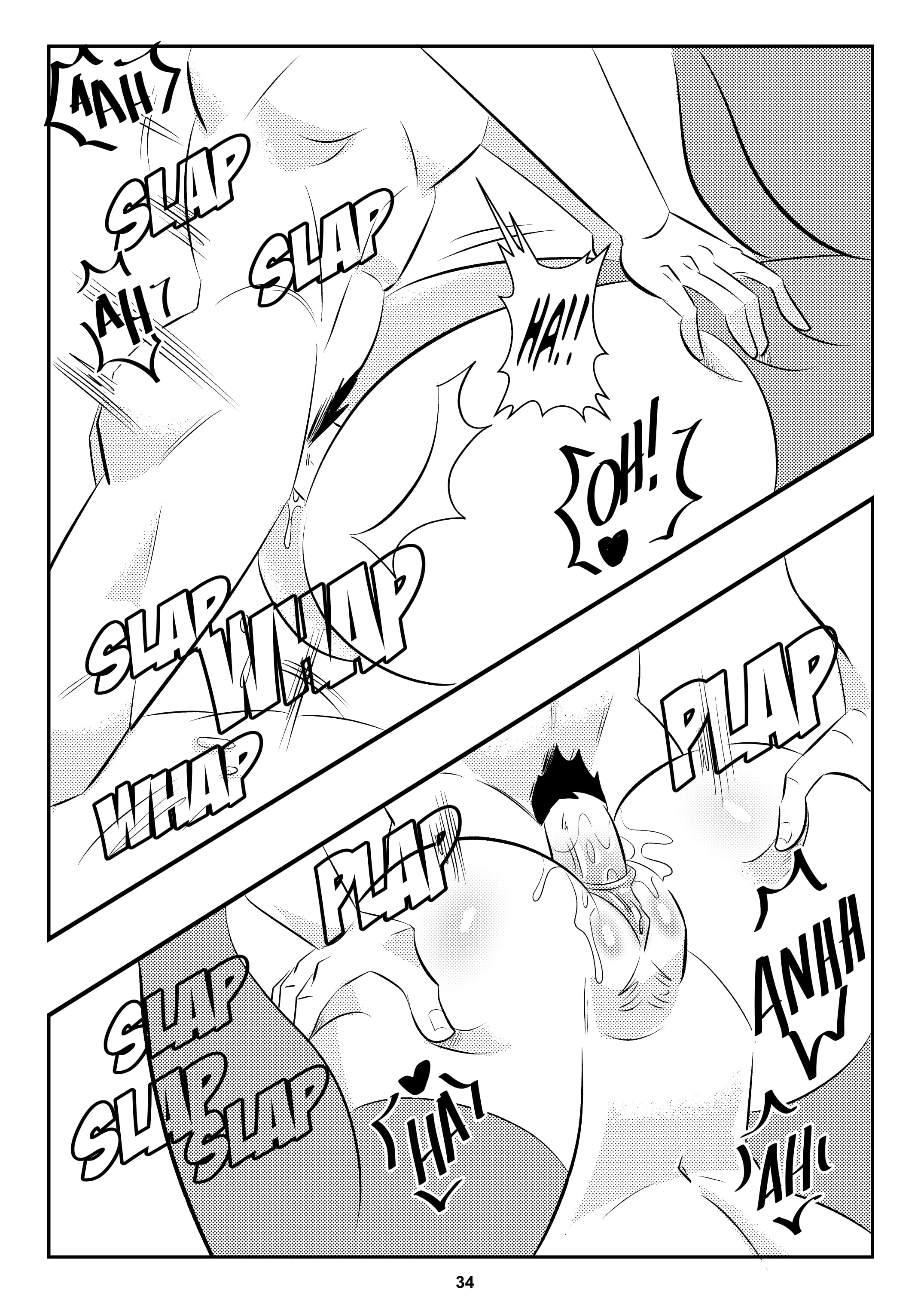 Heavenly Training (Dragon Ball Super) [FunsexyDB] - Chapter 1 — Page 35