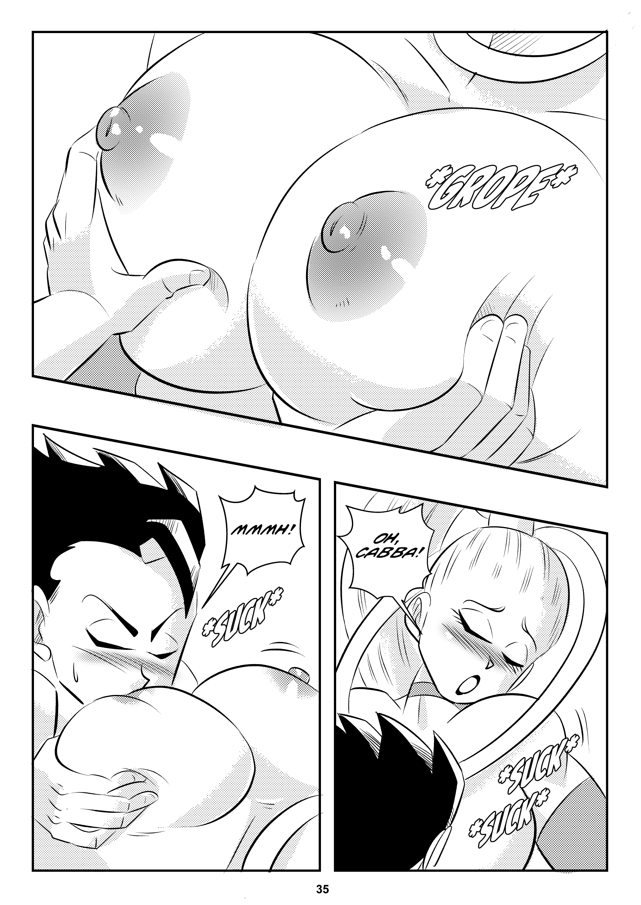 Heavenly Training (Dragon Ball Super) [FunsexyDB] - Chapter 1 — Page 36