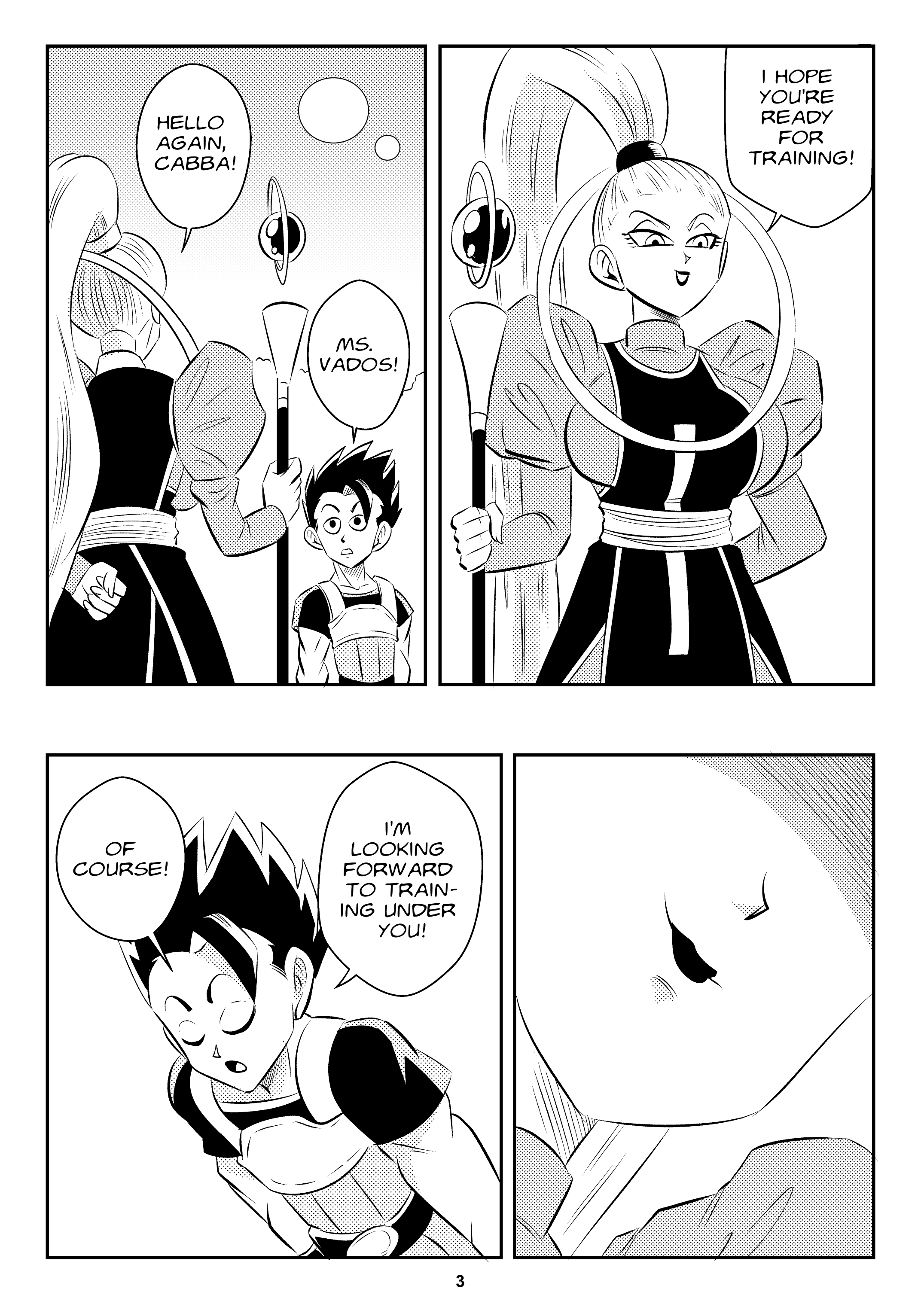 Heavenly Training (Dragon Ball Super) [FunsexyDB] - Chapter 1 — Page 4