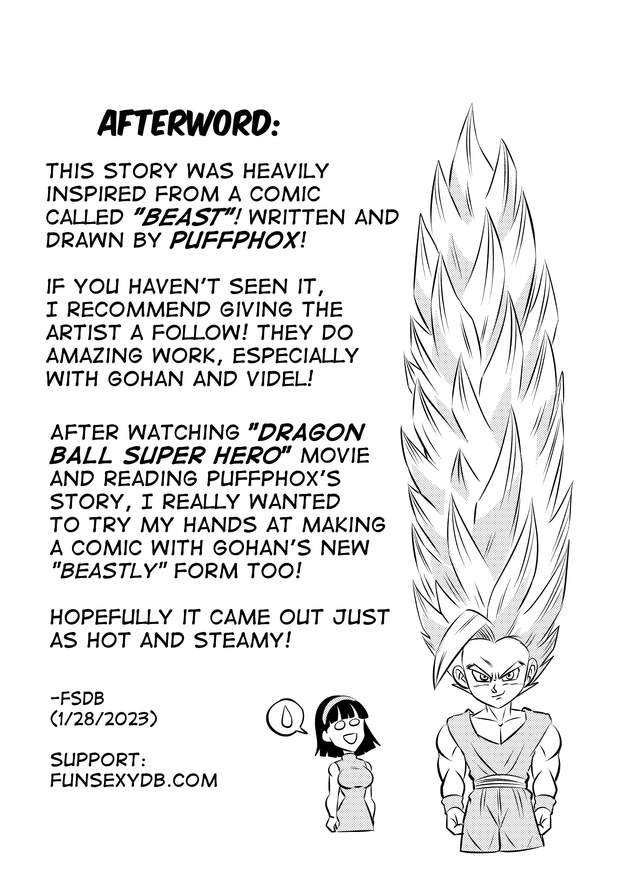 The Beast Within! (Dragon Ball Super) [FunsexyDB] - Chapter 1 — Page 29