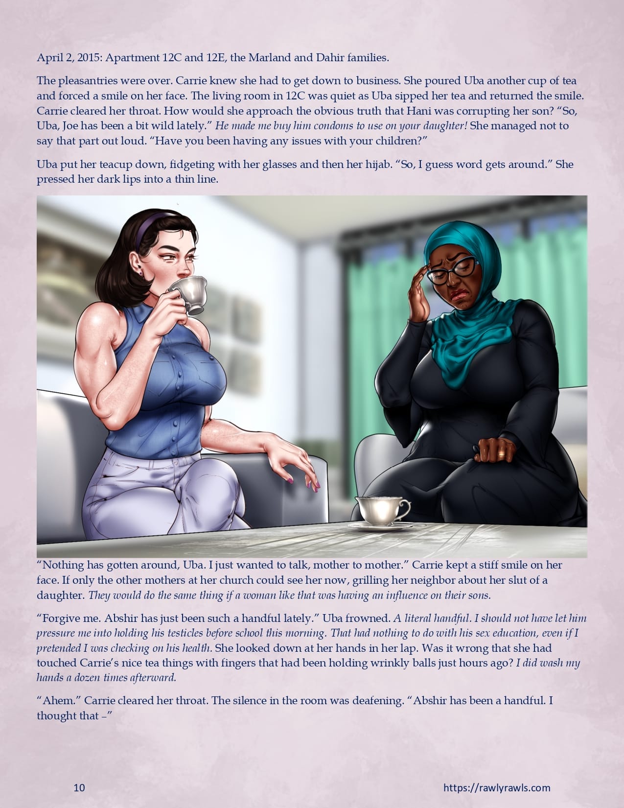 3838 Walnut Street [RawlyRawls , SatanicFruitcake] - Chapter 10 — Page 10