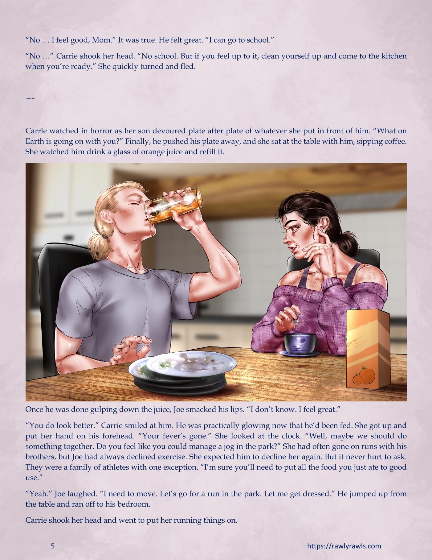 3838 Walnut Street [RawlyRawls , SatanicFruitcake] - Chapter 3 — Page 5