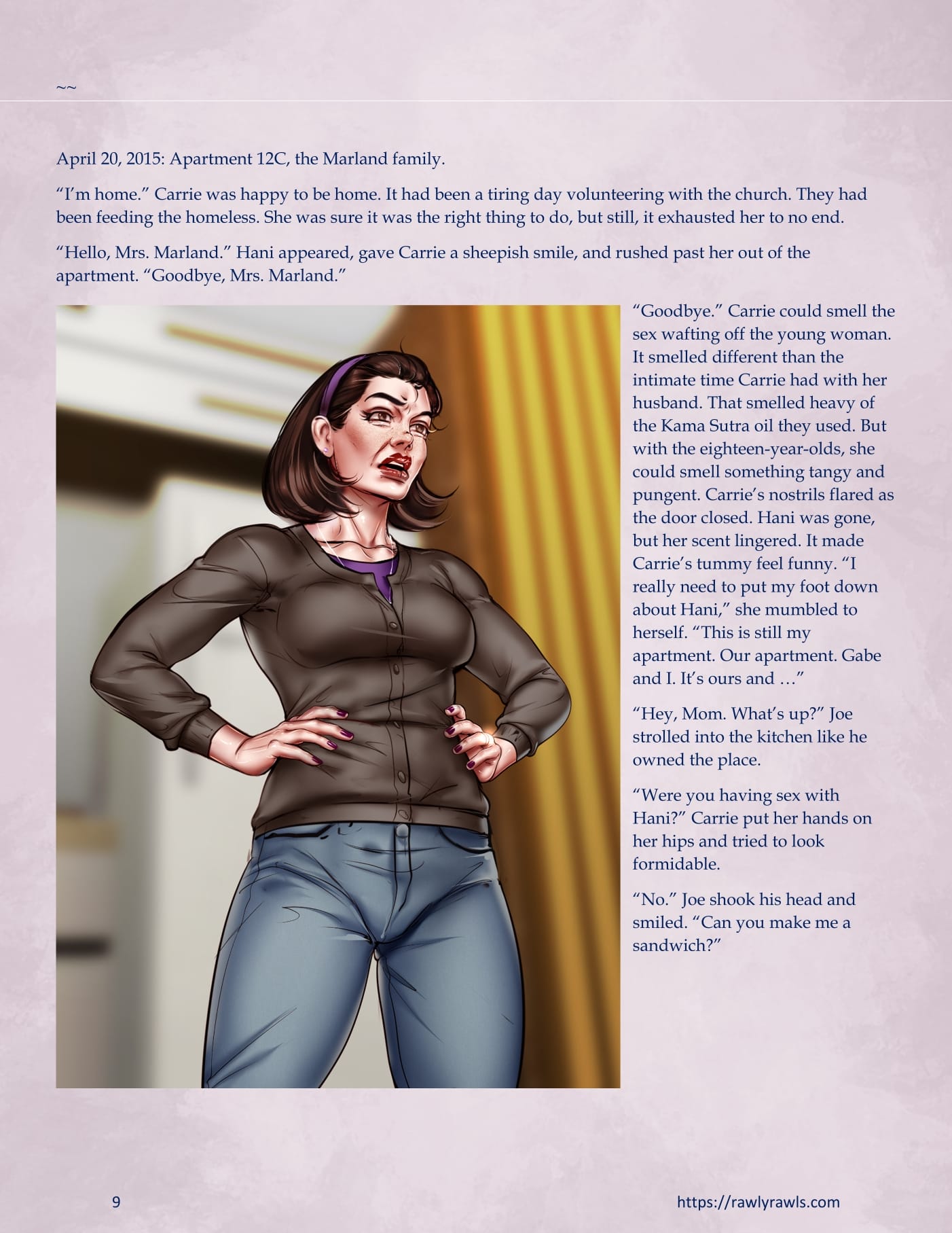 3838 Walnut Street [RawlyRawls , SatanicFruitcake] - Chapter 14 — Page 9
