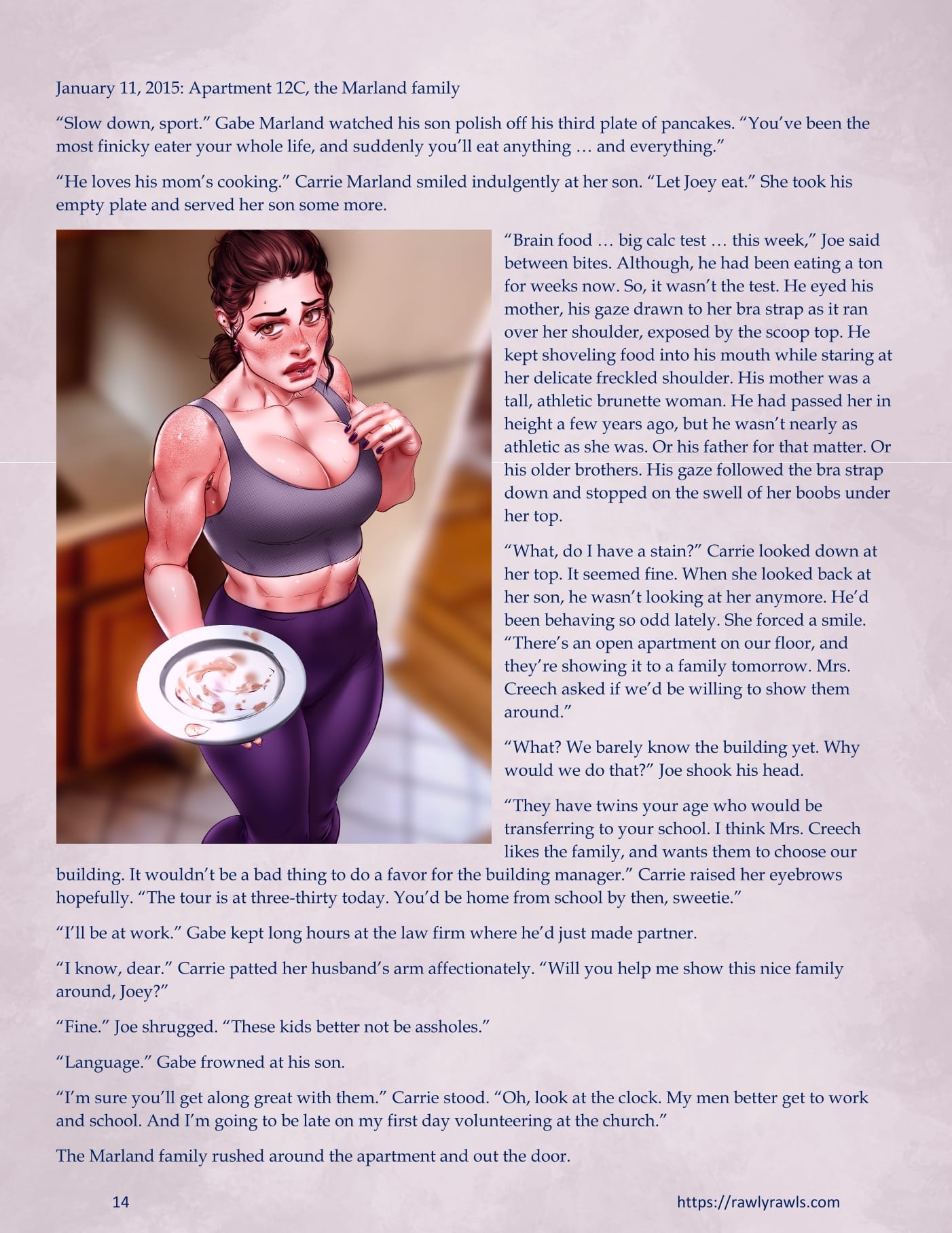 3838 Walnut Street [RawlyRawls , SatanicFruitcake] - Chapter 1 — Page 14