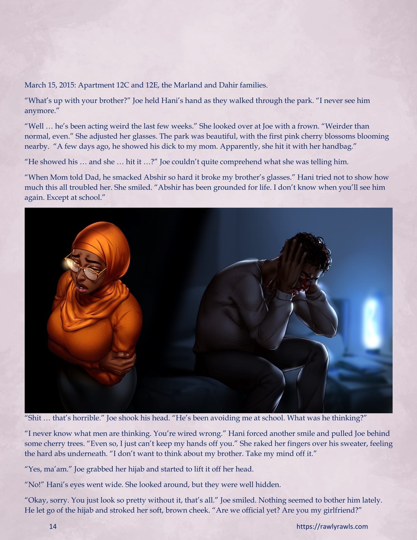 3838 Walnut Street [RawlyRawls , SatanicFruitcake] - Chapter 7 — Page 14
