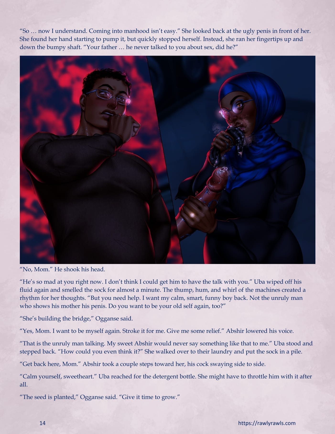 3838 Walnut Street [RawlyRawls , SatanicFruitcake] - Chapter 9 — Page 14