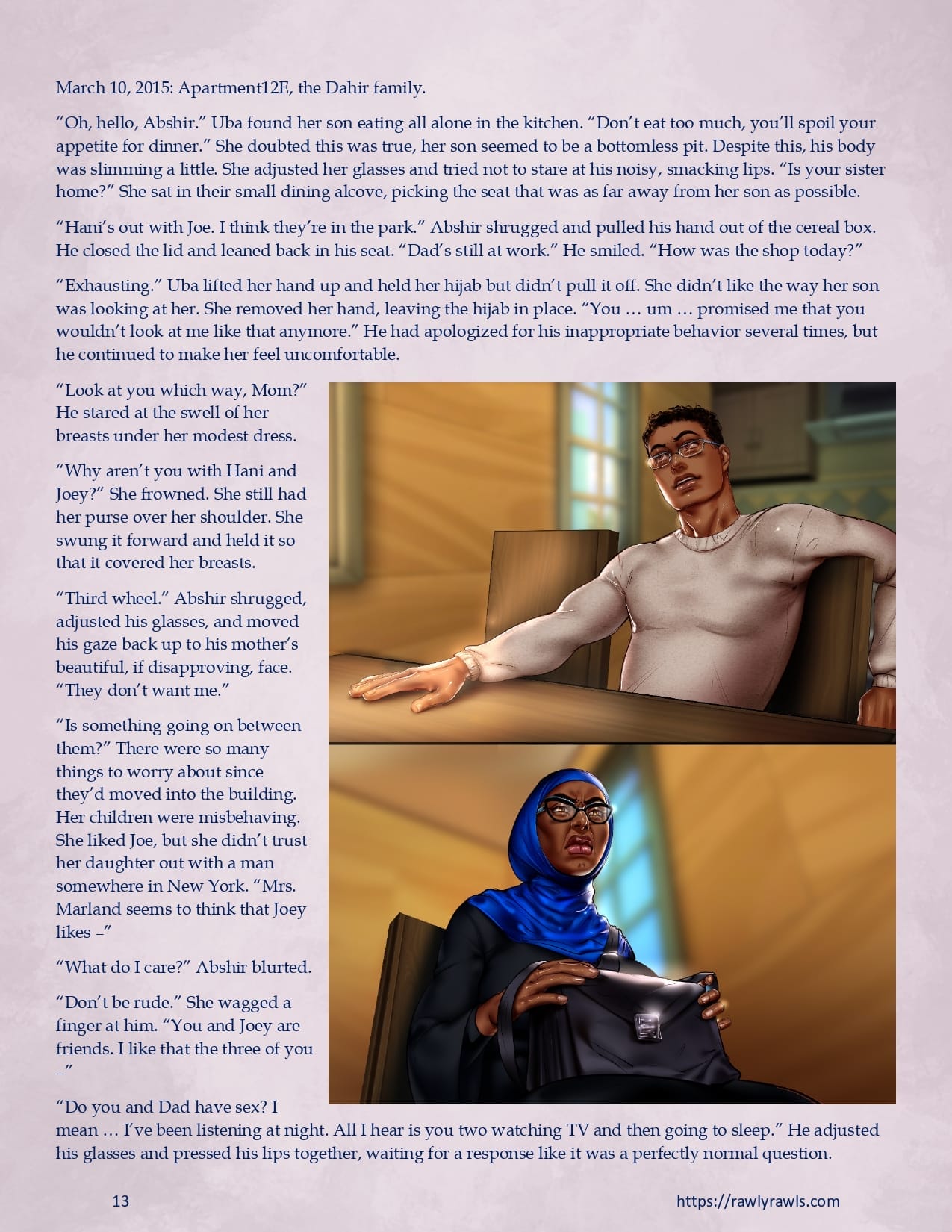 3838 Walnut Street [RawlyRawls , SatanicFruitcake] - Chapter 6 — Page 13