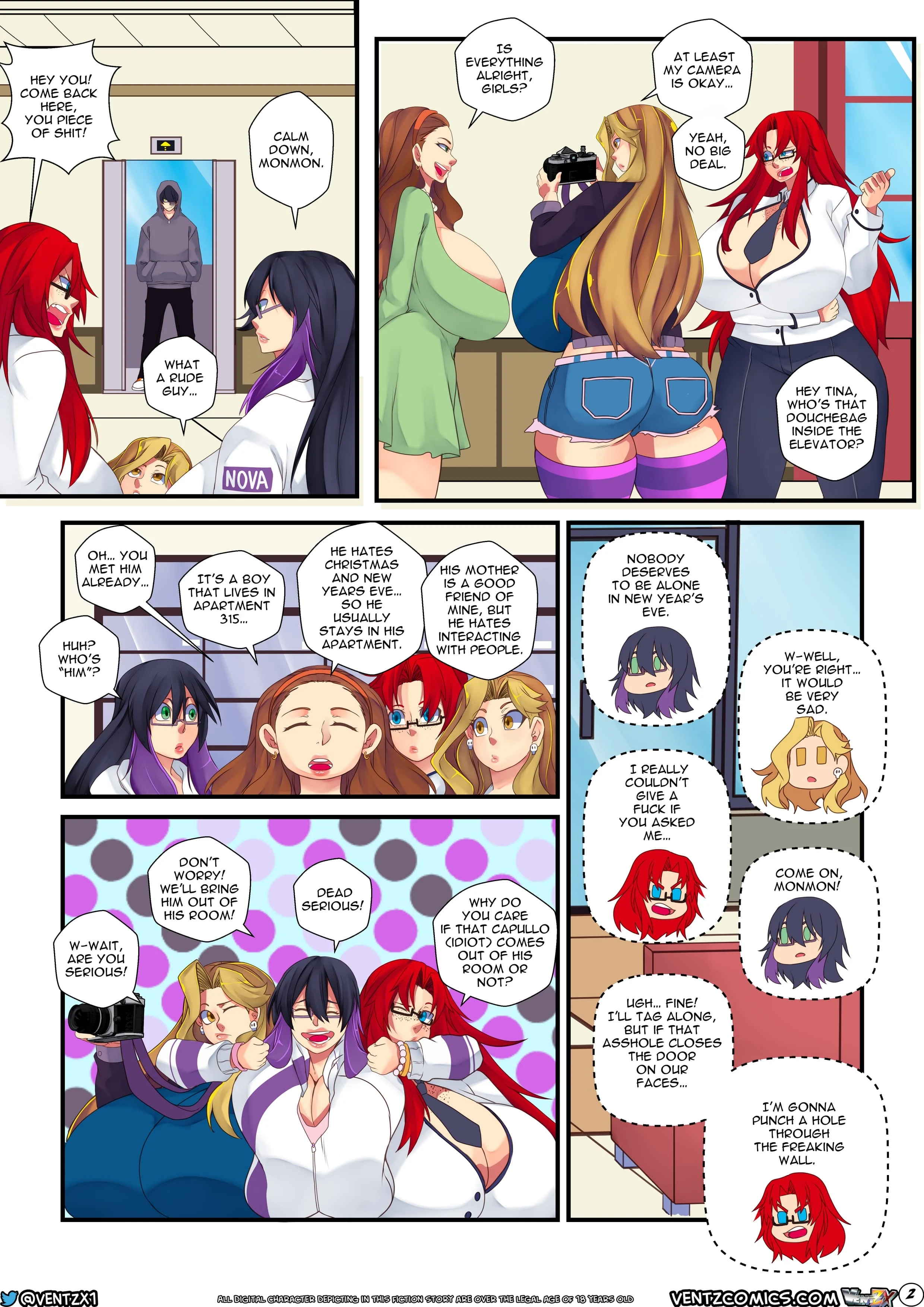 Naughty New Year’s Eve [Ventz Comics] - Chapter 1 — Page 4