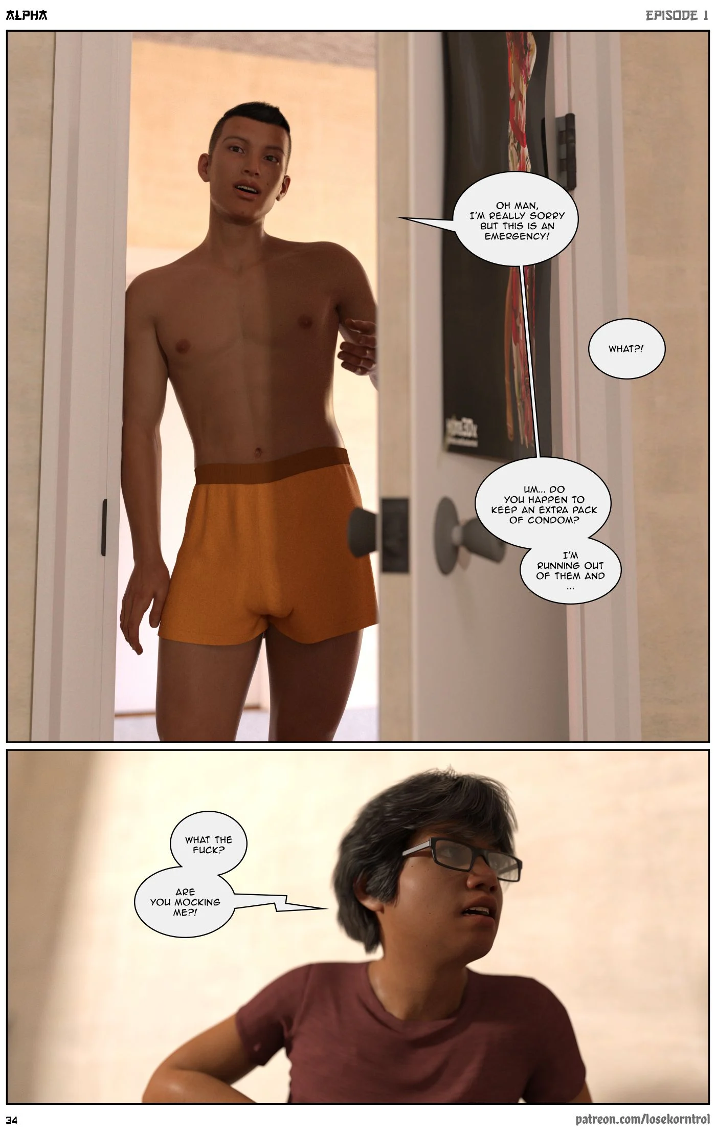 Alpha [LoseKorntrol , Hijab 3DX] - Chapter 1 — Page 34