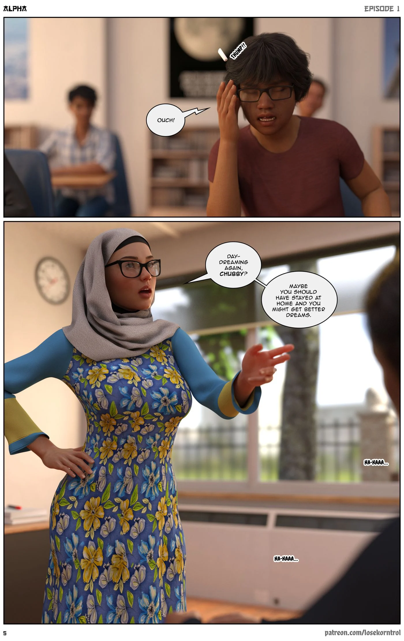 Alpha [LoseKorntrol , Hijab 3DX] - Chapter 1 — Page 5