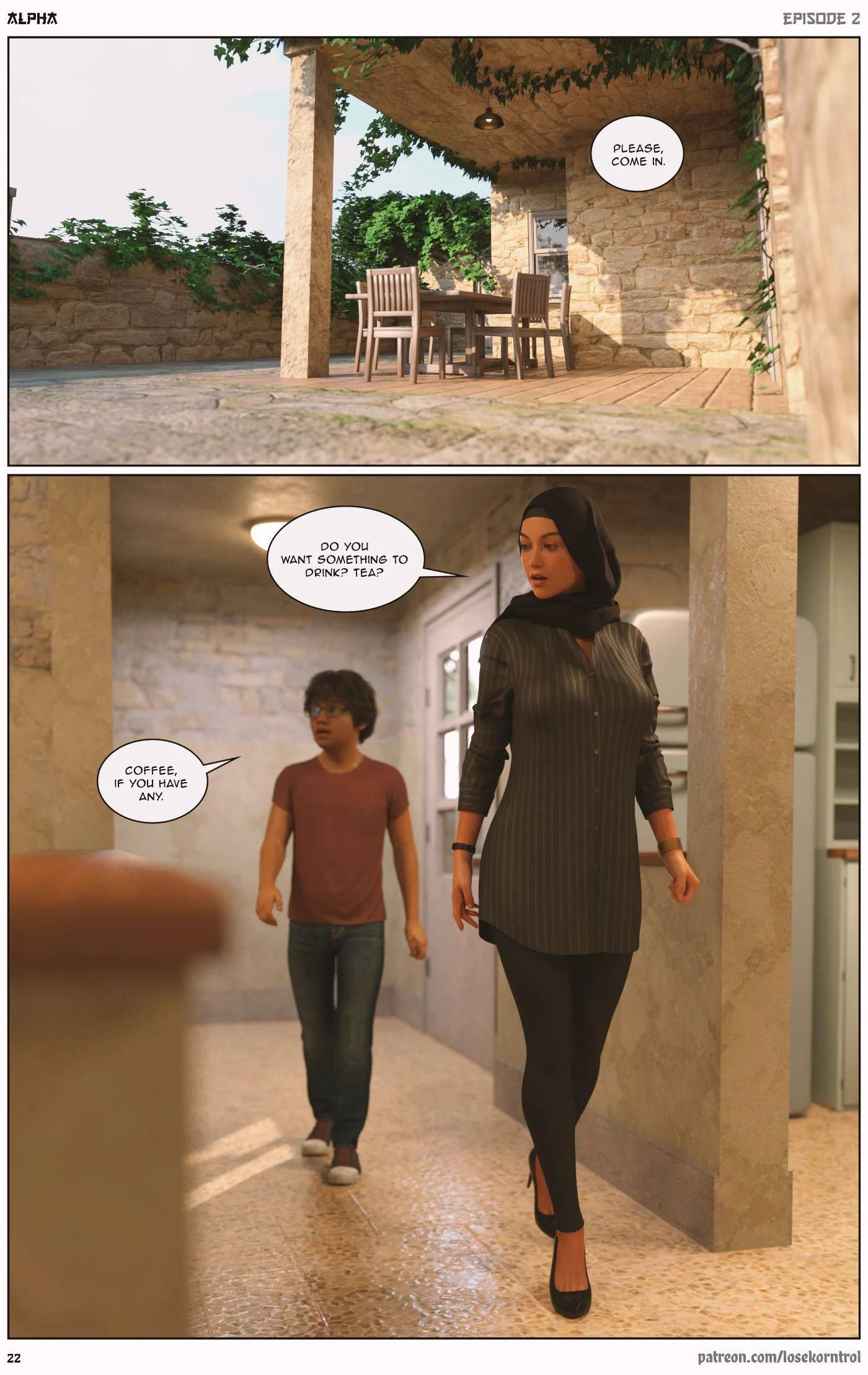 Alpha [LoseKorntrol , Hijab 3DX] - Chapter 2 — Page 23