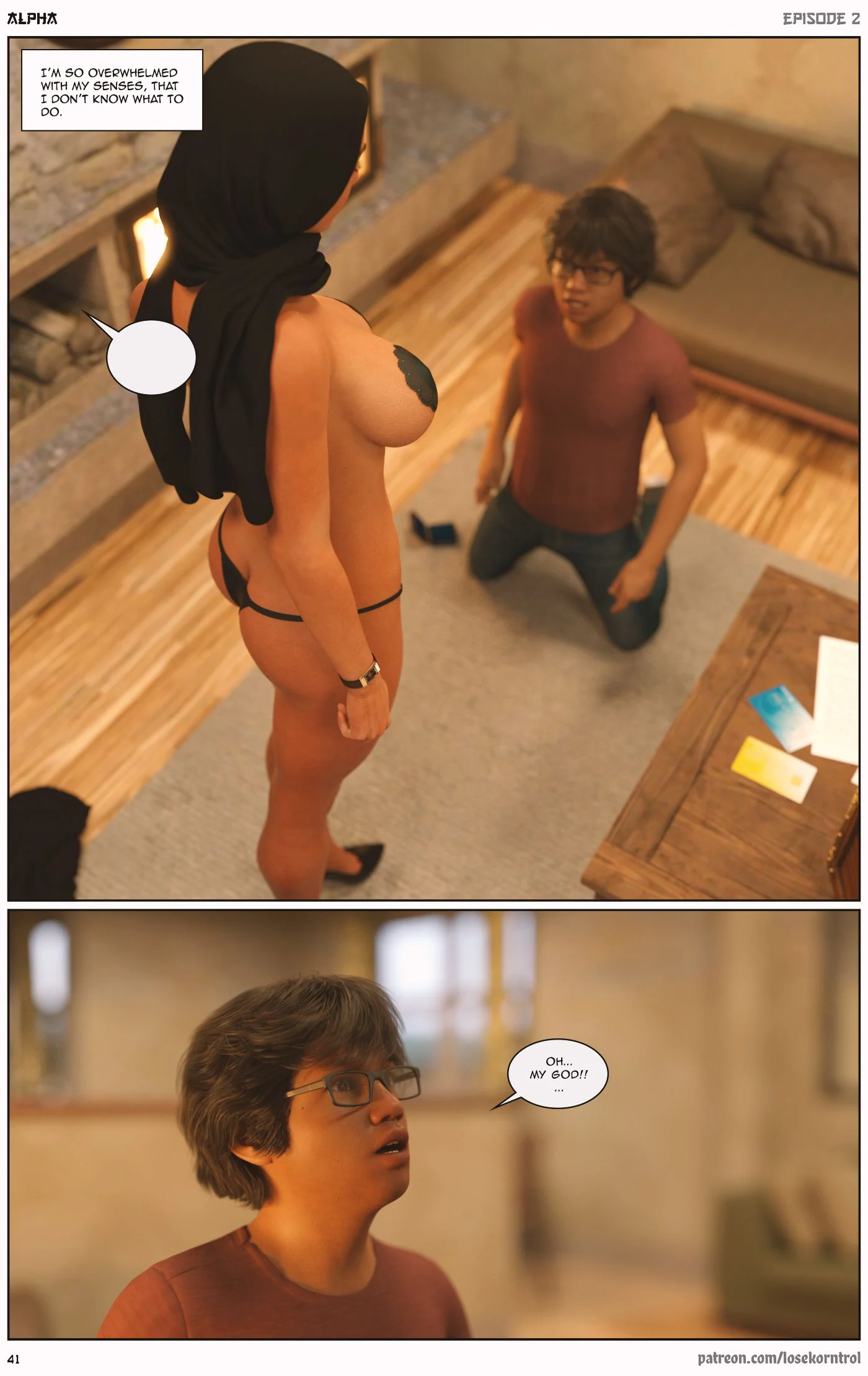 Alpha [LoseKorntrol , Hijab 3DX] - Chapter 2 — Page 42