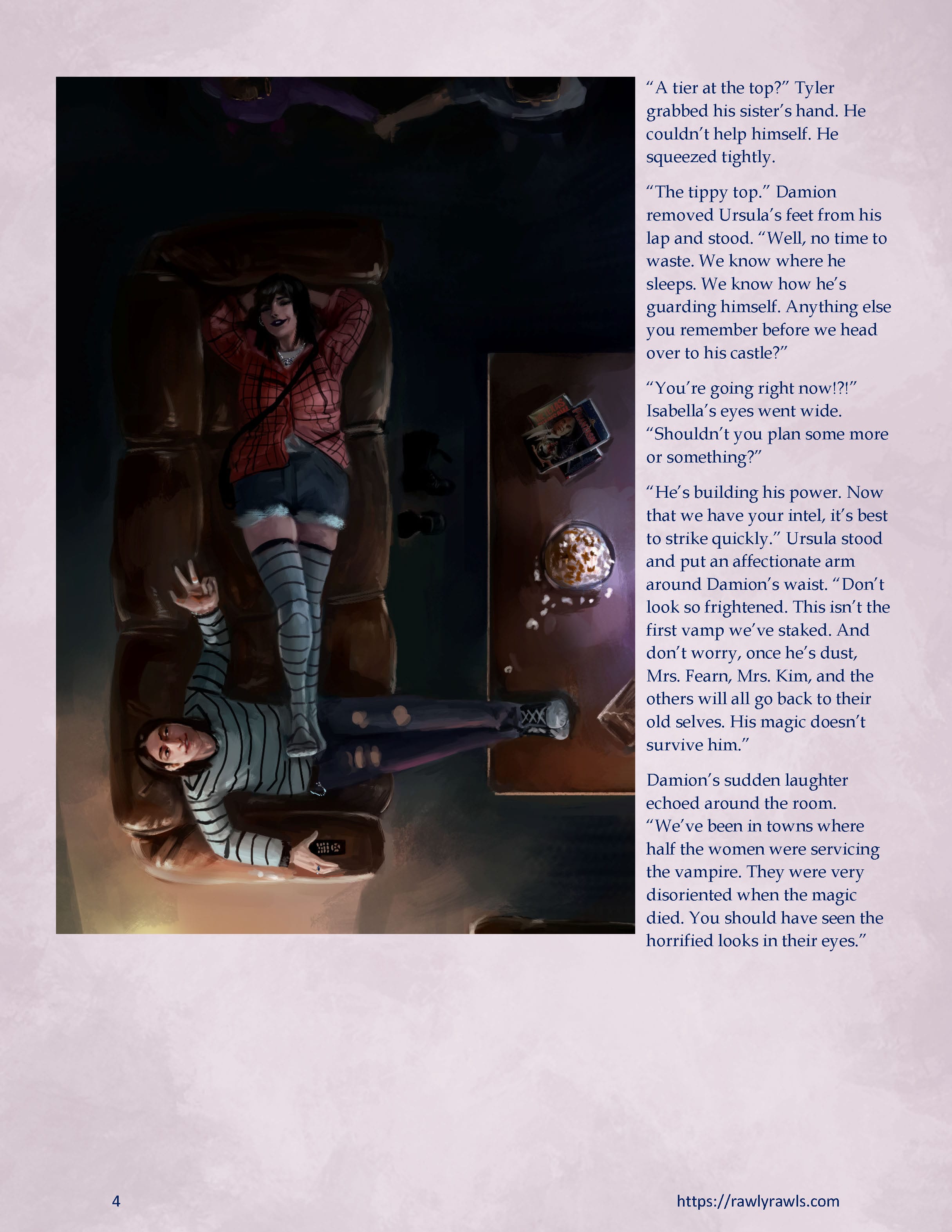 Nosferatu Next Door [MrPengui , RawlyRawls] - Chapter 8 — Page 4