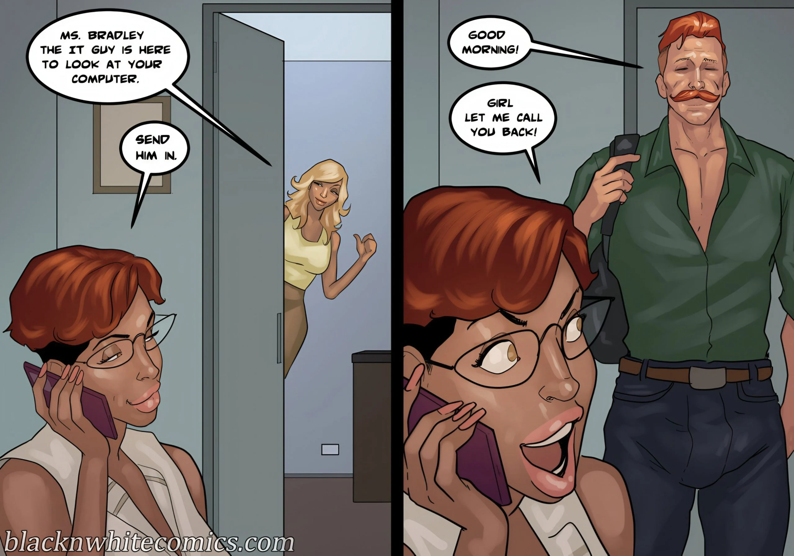 Apartment 1B [BlackNWhiteComics] - Chapter 1 — Page 32