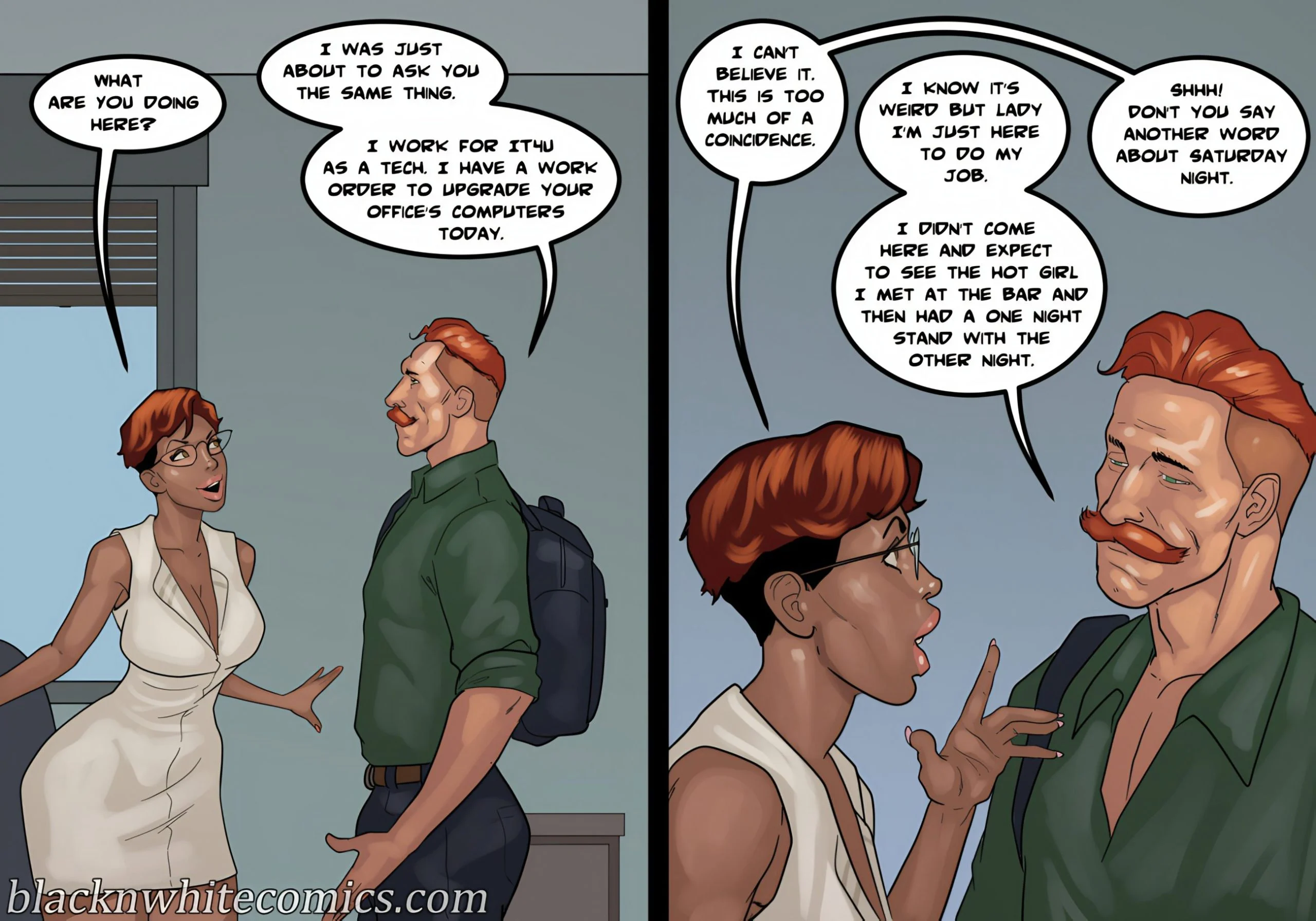 Apartment 1B [BlackNWhiteComics] - Chapter 1 — Page 33