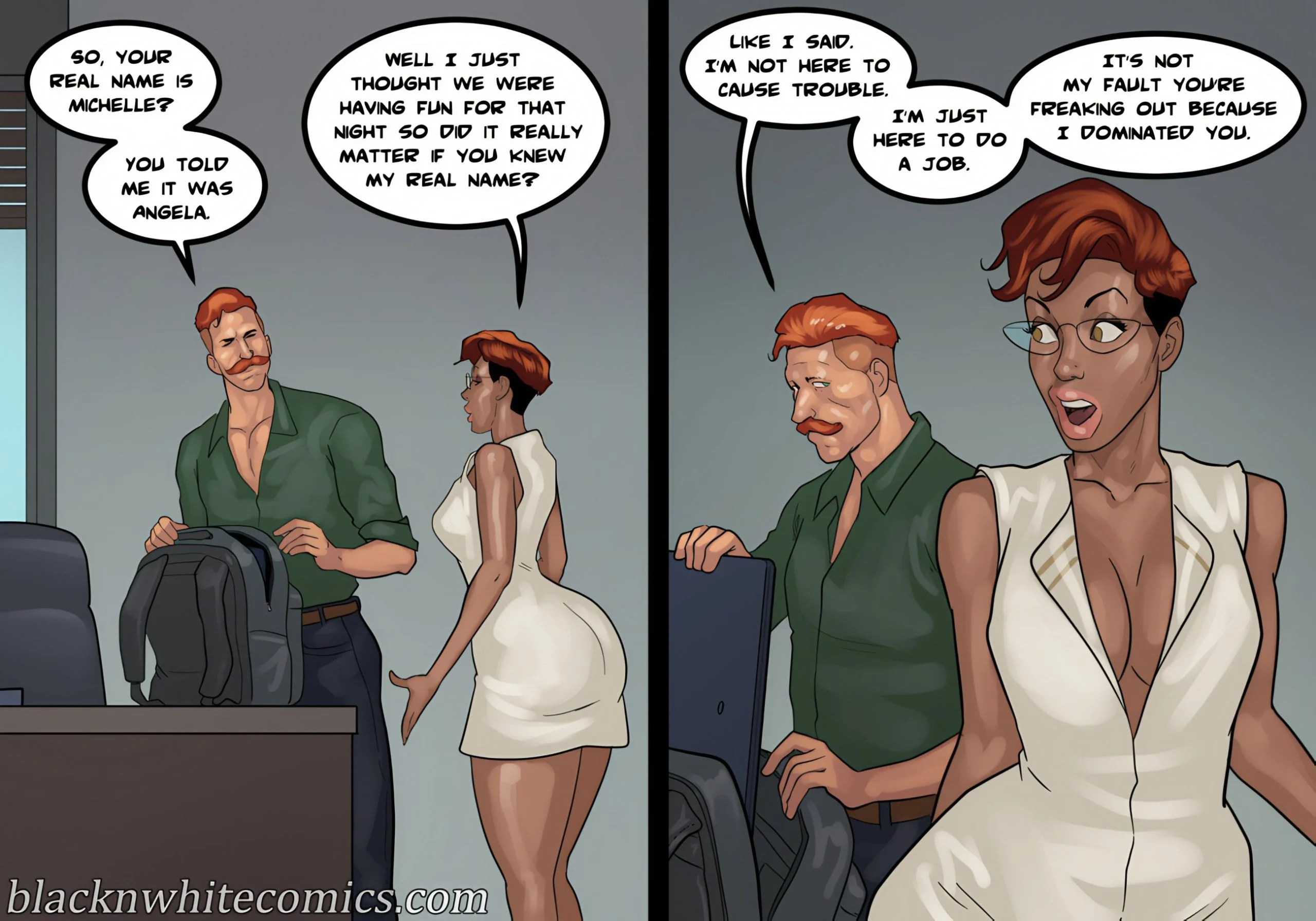 Apartment 1B [BlackNWhiteComics] - Chapter 1 — Page 35