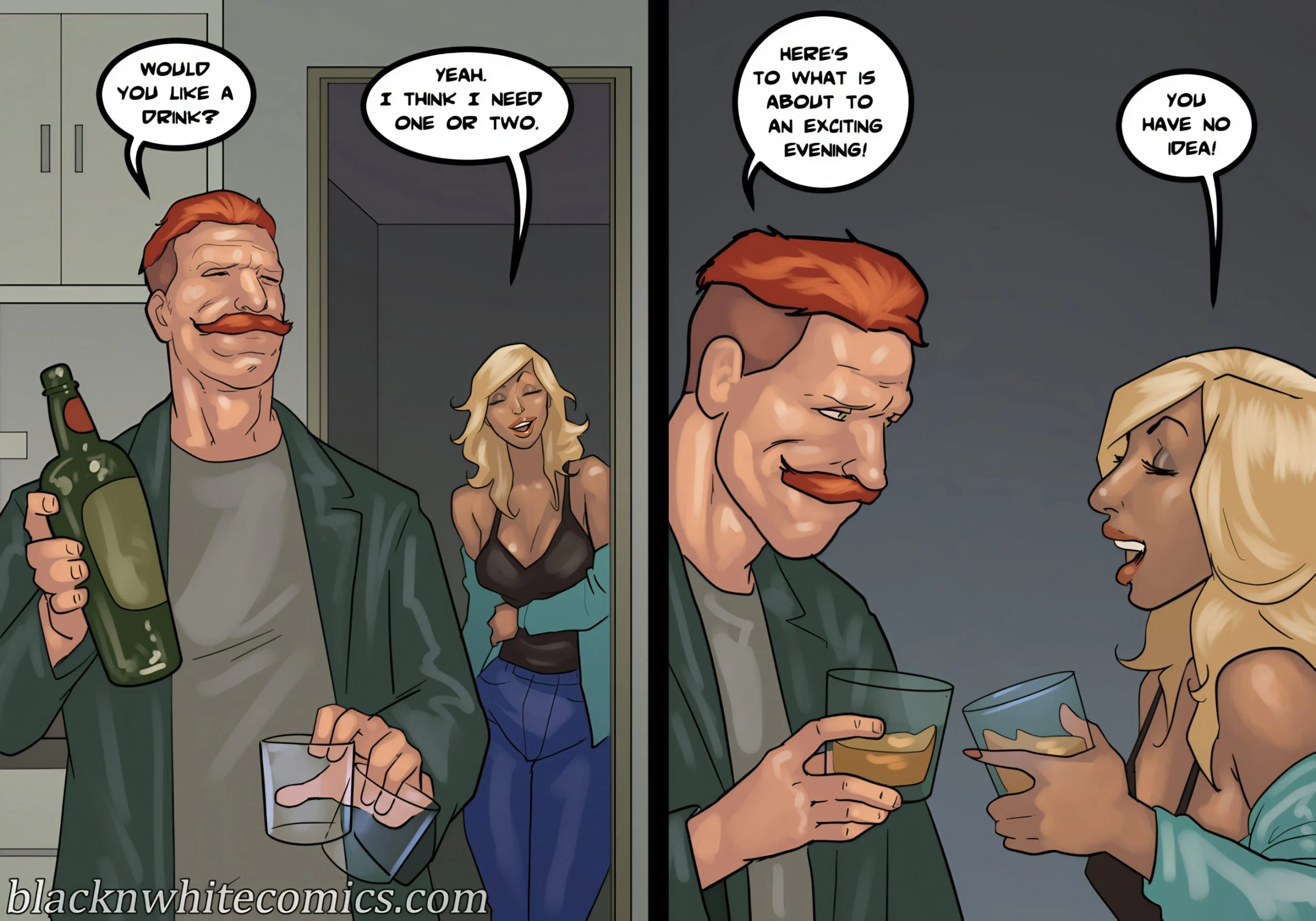 Apartment 1B [BlackNWhiteComics] - Chapter 1 — Page 74