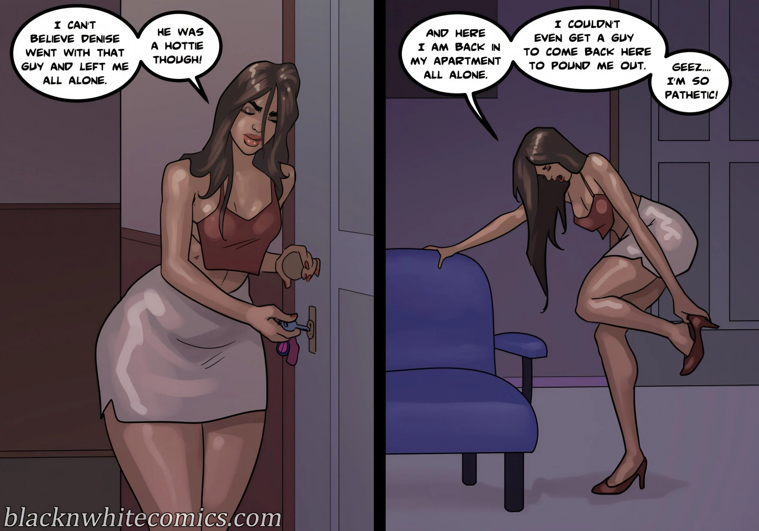 Apartment 1B [BlackNWhiteComics] - Chapter 1 — Page 90