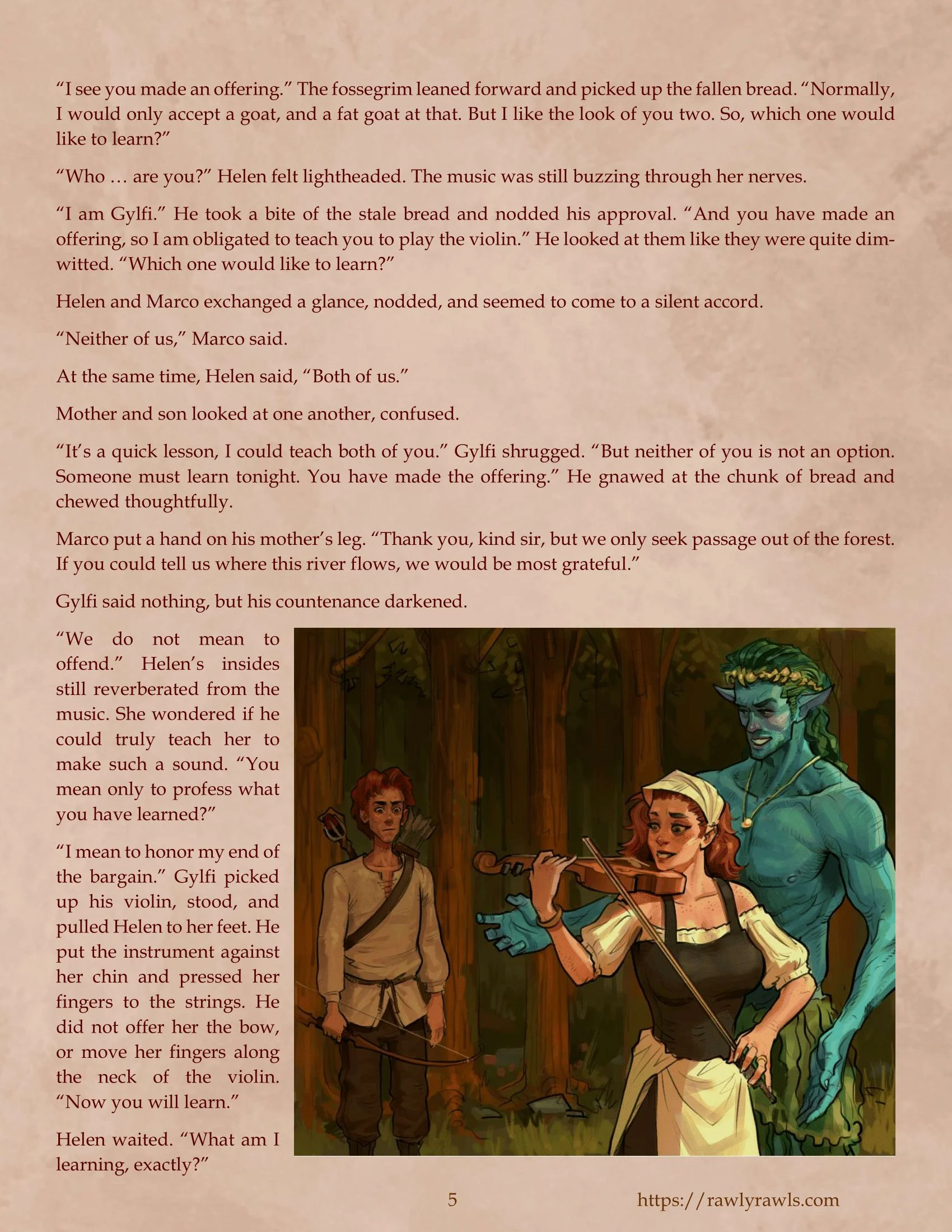 The Enchanted Scepter [Owusyr , RawlyRawls] - Chapter 2 — Page 5