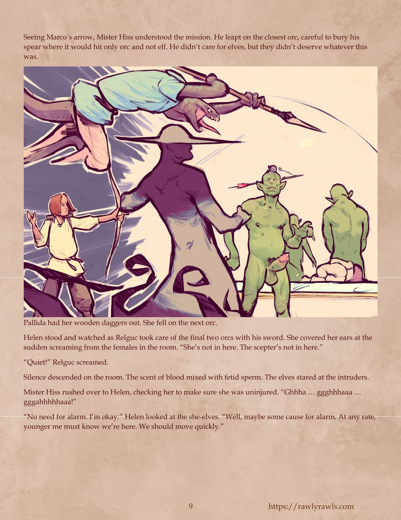 The Enchanted Scepter [Owusyr , RawlyRawls] - Chapter 18 — Page 9