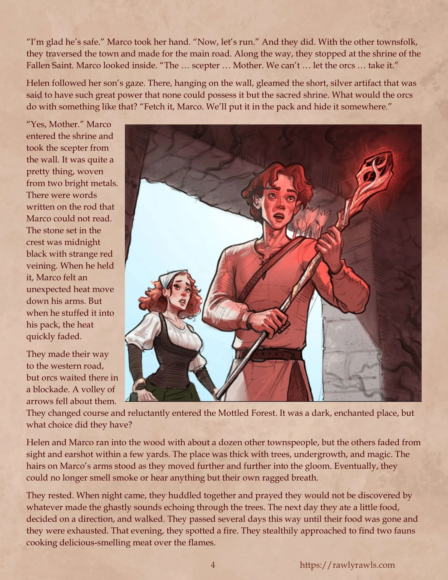 The Enchanted Scepter [Owusyr , RawlyRawls] - Chapter 1 — Page 4