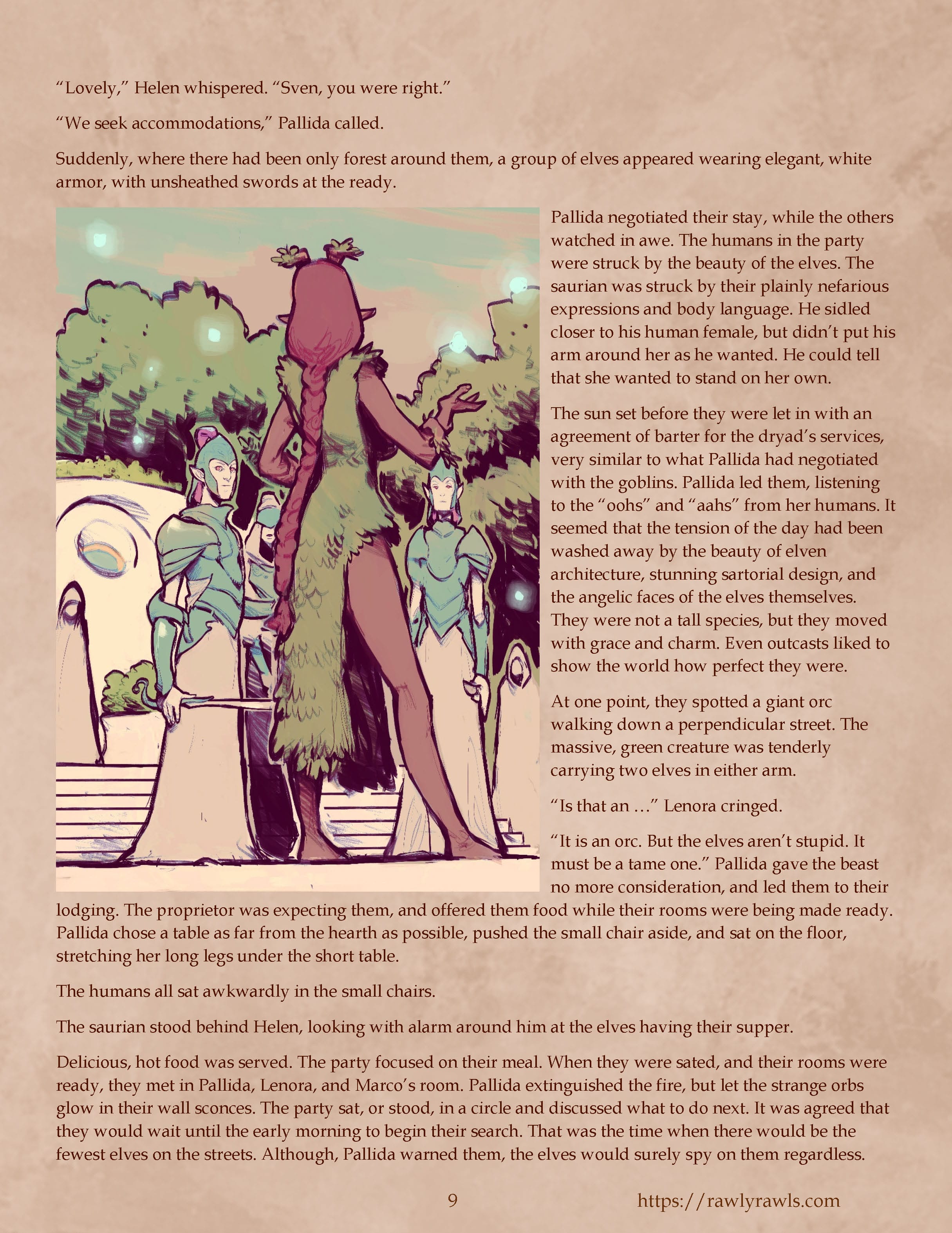 The Enchanted Scepter [Owusyr , RawlyRawls] - Chapter 14 — Page 9