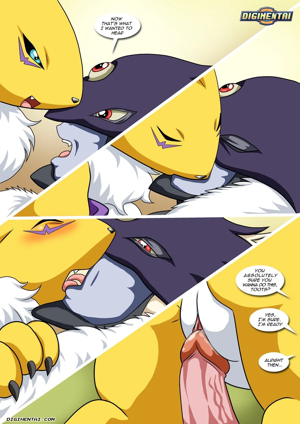 Renamon´s First Time (Digimon) [PalComix] - Chapter 1 — Page 11