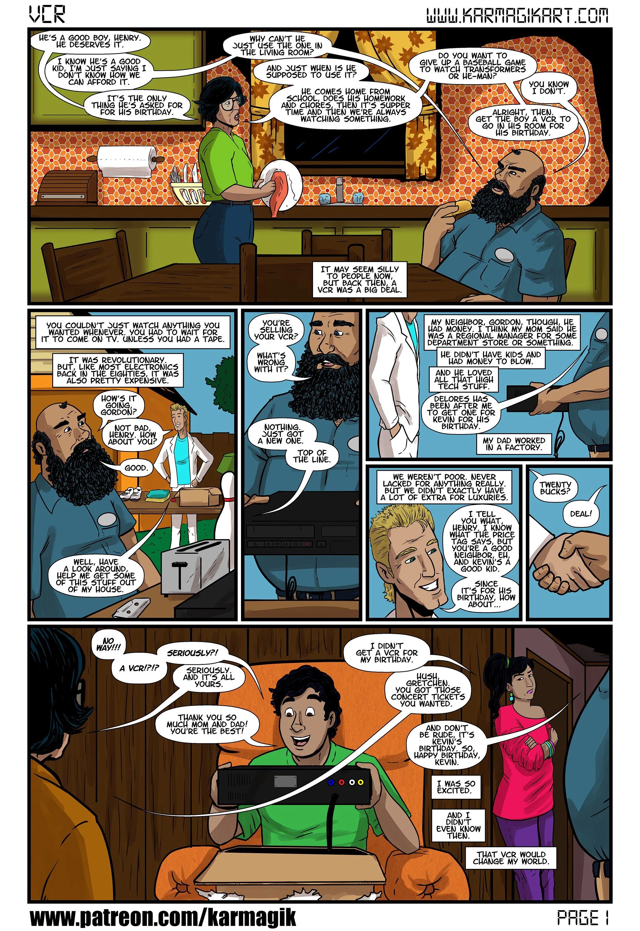 VCR [Karmagik] - Chapter 1 — Page 9