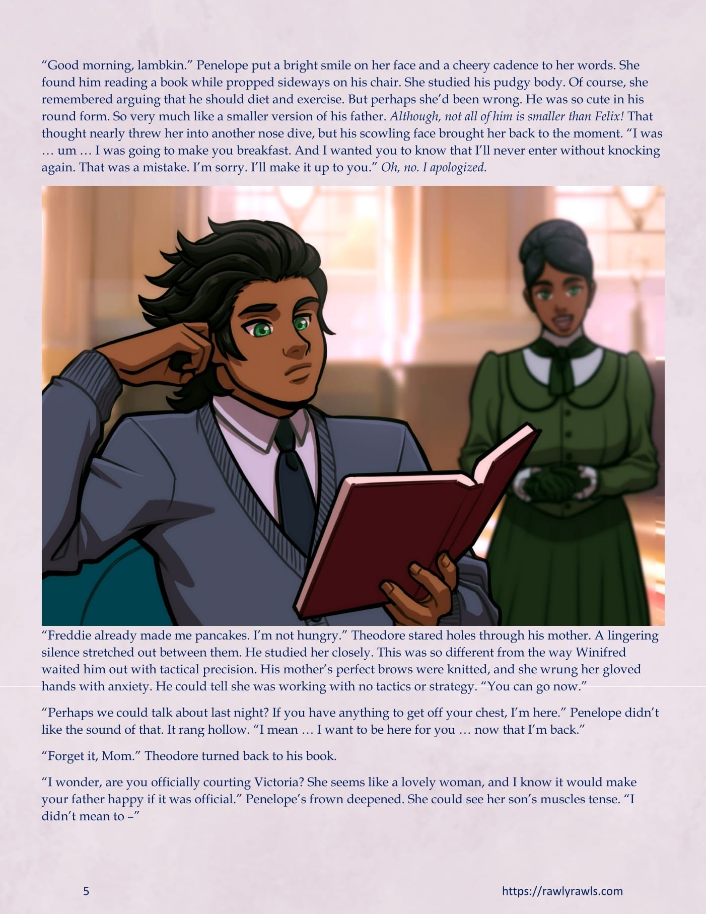 A Mother Returned [Eronautics , RawlyRawls] - Chapter 2.1 — Page 5