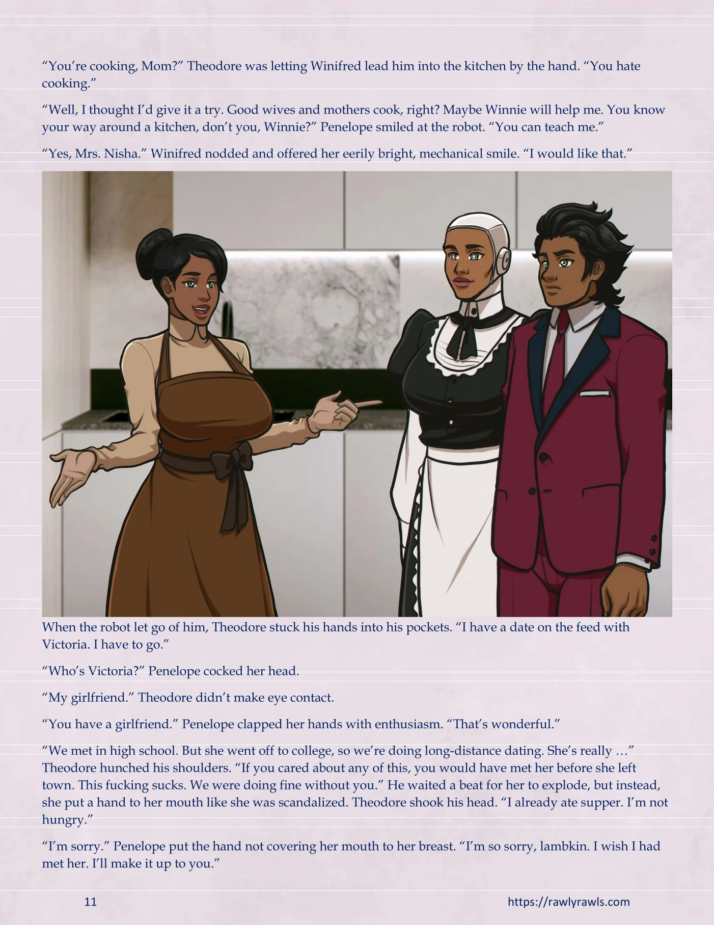 A Mother Returned [Eronautics , RawlyRawls] - Chapter 1.1 — Page 11