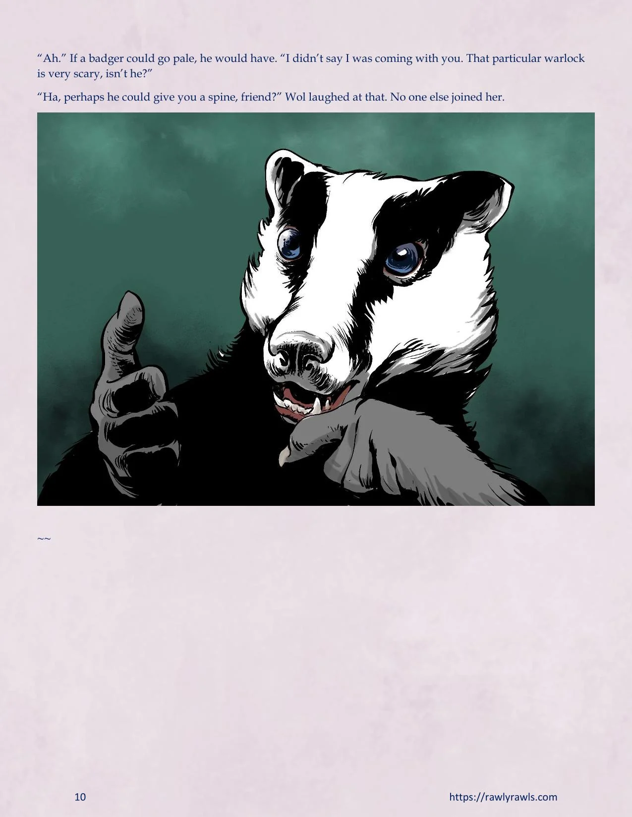 The Warlock Of Claws [DixonLyrax , RawlyRawls] - Chapter 6 — Page 10