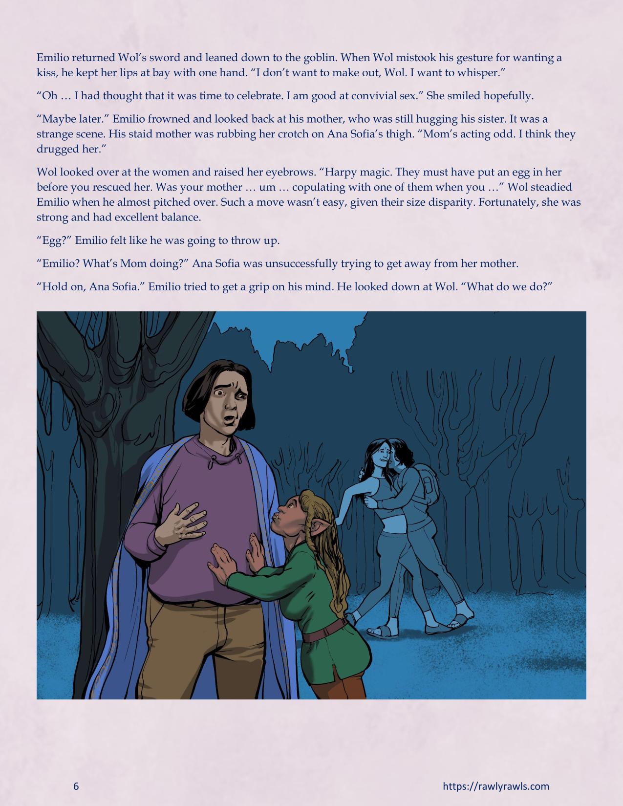 The Warlock Of Claws [DixonLyrax , RawlyRawls] - Chapter 6 — Page 6