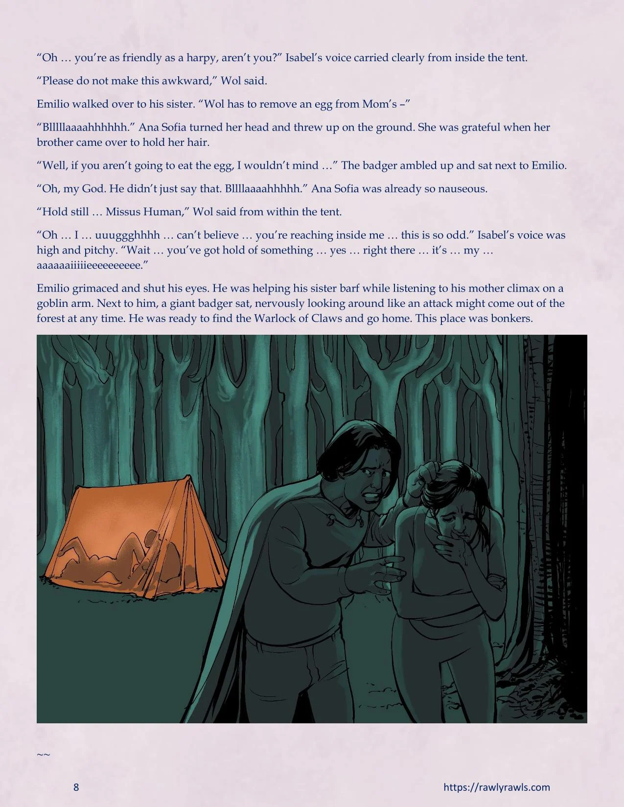 The Warlock Of Claws [DixonLyrax , RawlyRawls] - Chapter 6 — Page 8