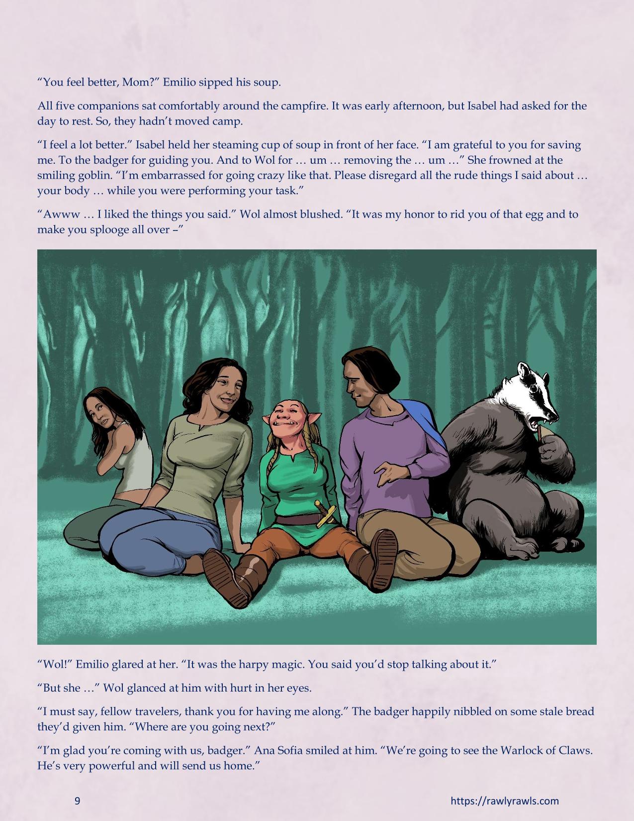 The Warlock Of Claws [DixonLyrax , RawlyRawls] - Chapter 6 — Page 9