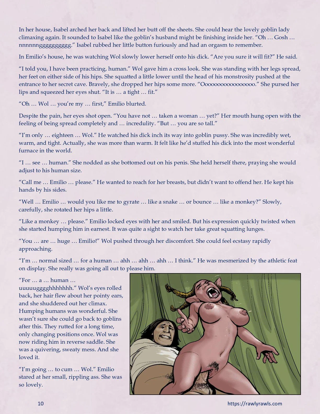 The Warlock Of Claws [DixonLyrax , RawlyRawls] - Chapter 2 — Page 10
