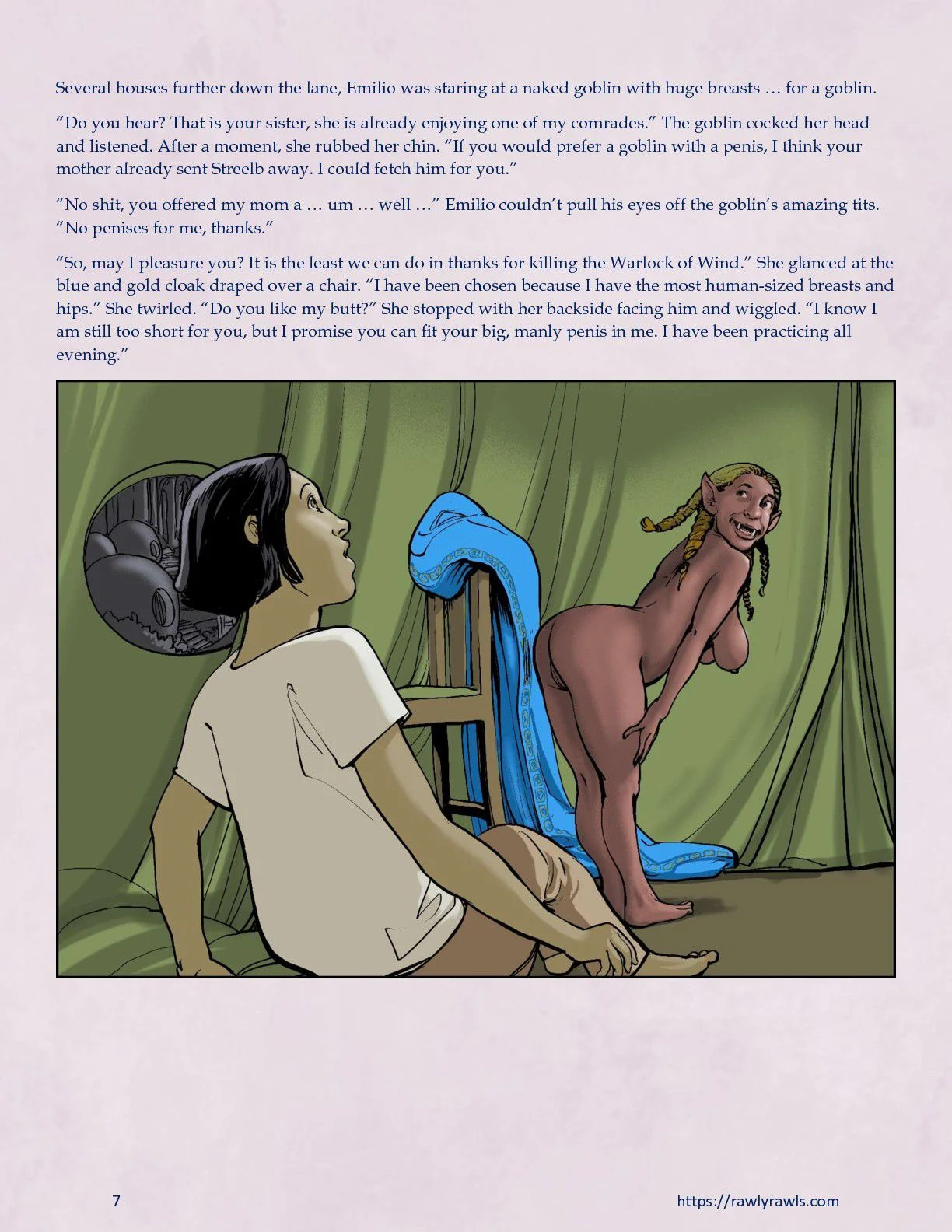 The Warlock Of Claws [DixonLyrax , RawlyRawls] - Chapter 2 — Page 7