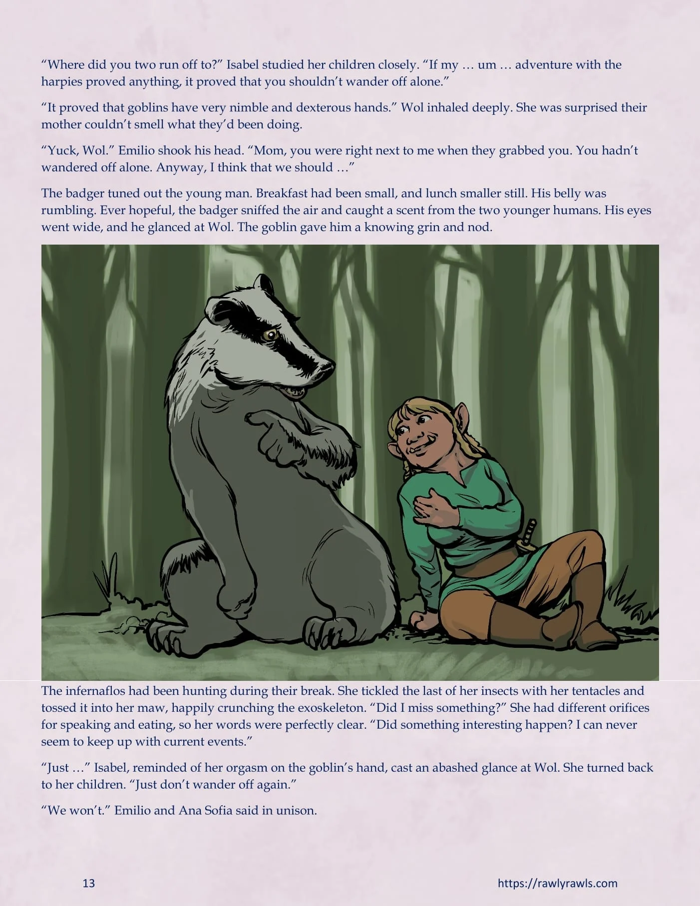 The Warlock Of Claws [DixonLyrax , RawlyRawls] - Chapter 9 — Page 13