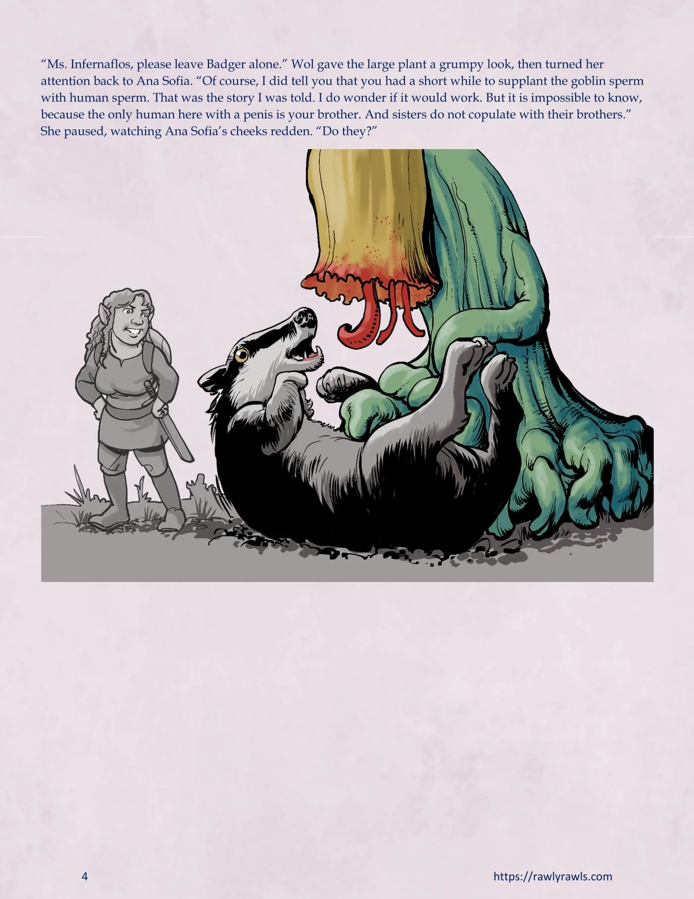 The Warlock Of Claws [DixonLyrax , RawlyRawls] - Chapter 9 — Page 4